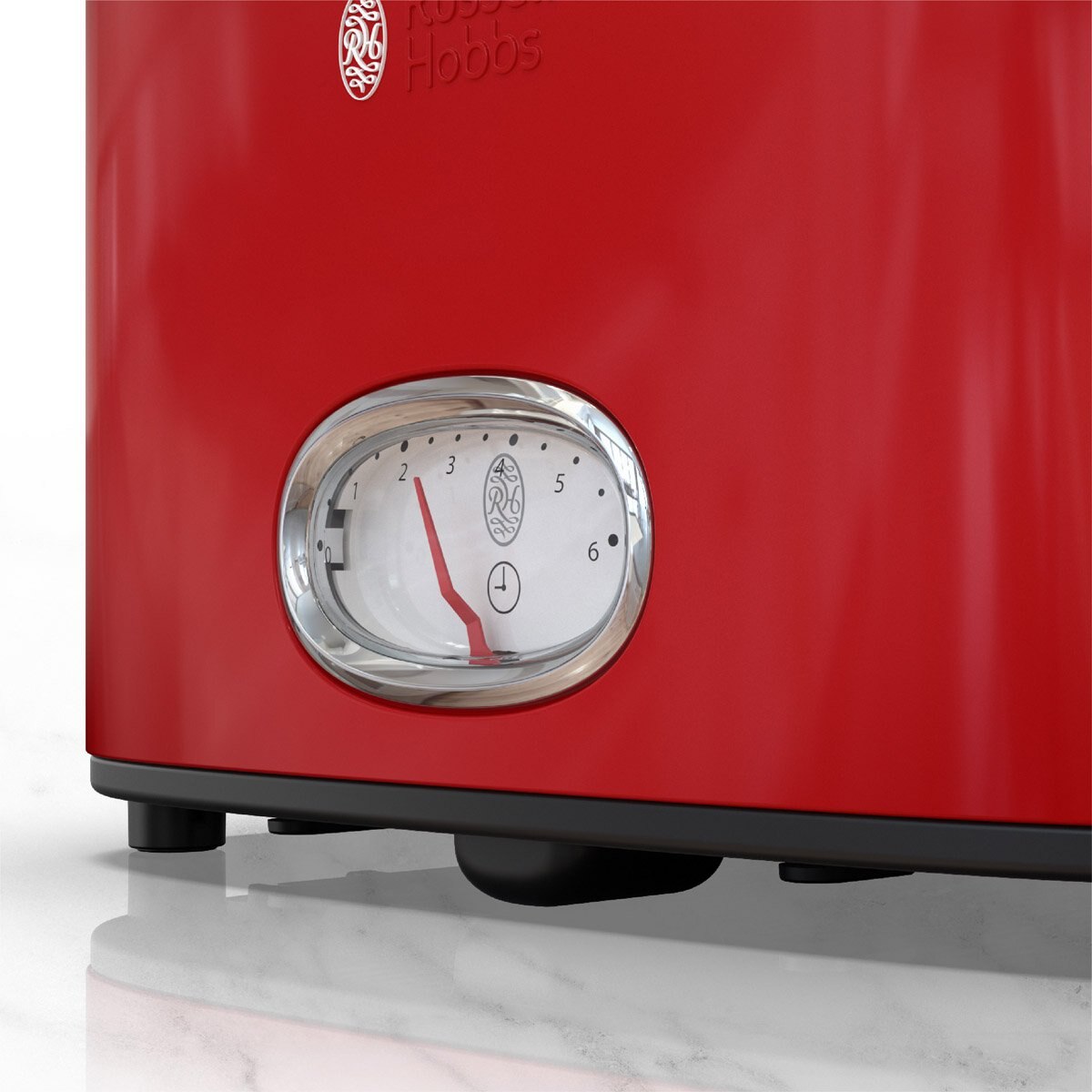 Tostador Rojo de 2 Rebanadas Retro Russell Hobbs