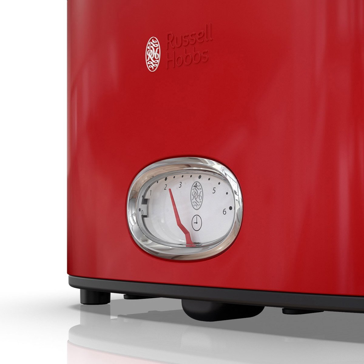 Tostador Rojo de 2 Rebanadas Retro Russell Hobbs