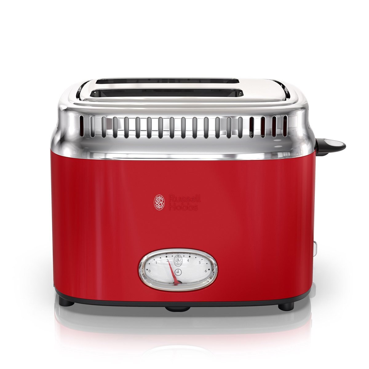 Tostador Rojo de 2 Rebanadas Retro Russell Hobbs