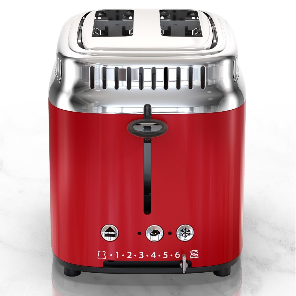 Tostador Rojo de 2 Rebanadas Retro Russell Hobbs