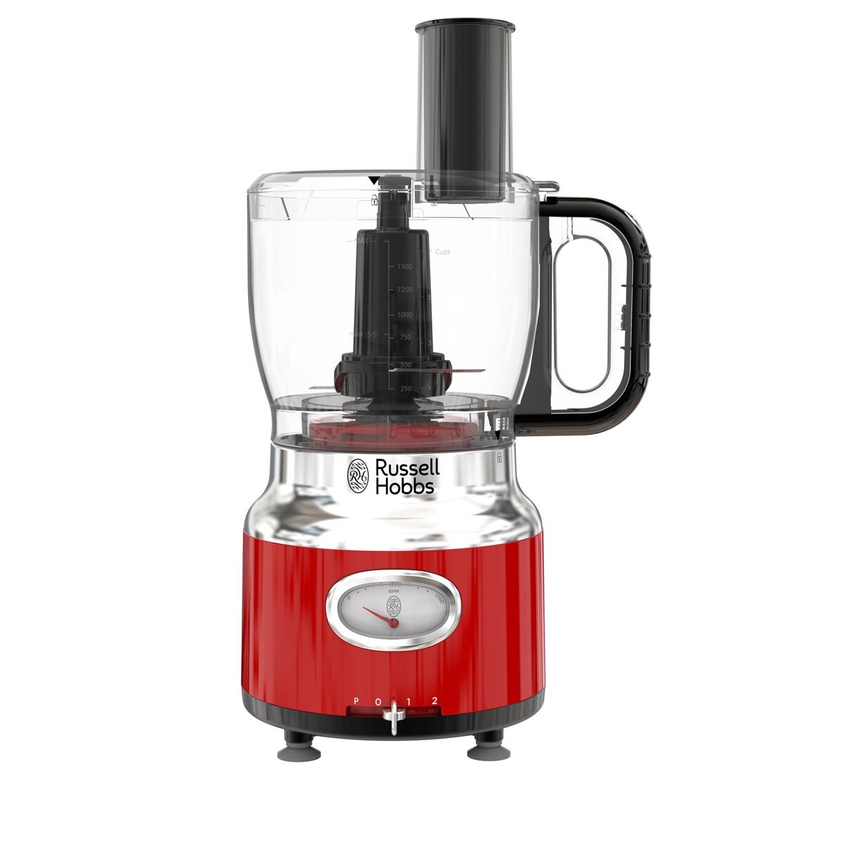 Procesador de Alimentos Rojo Retro Russell Hobbs