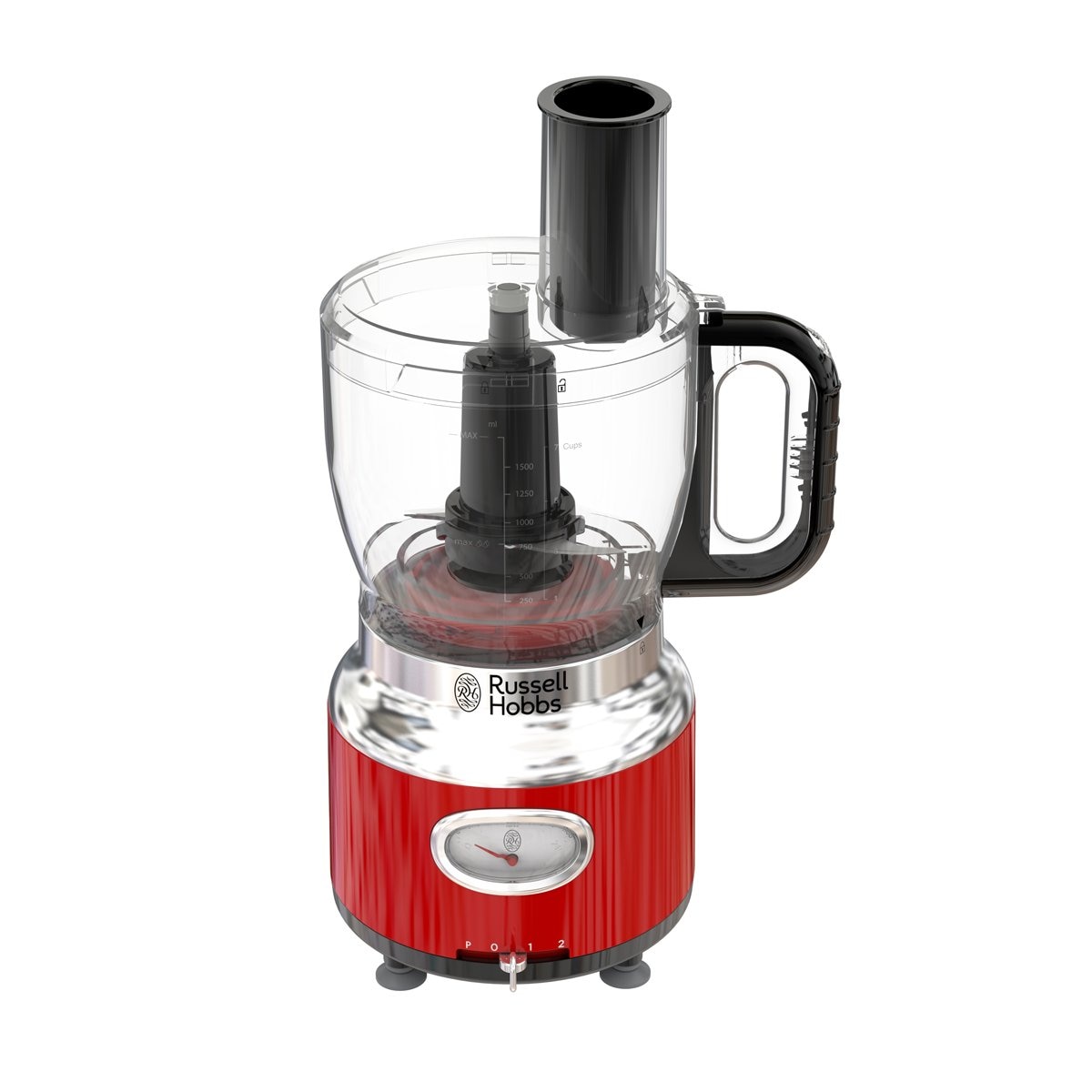 Procesador de Alimentos Rojo Retro Russell Hobbs
