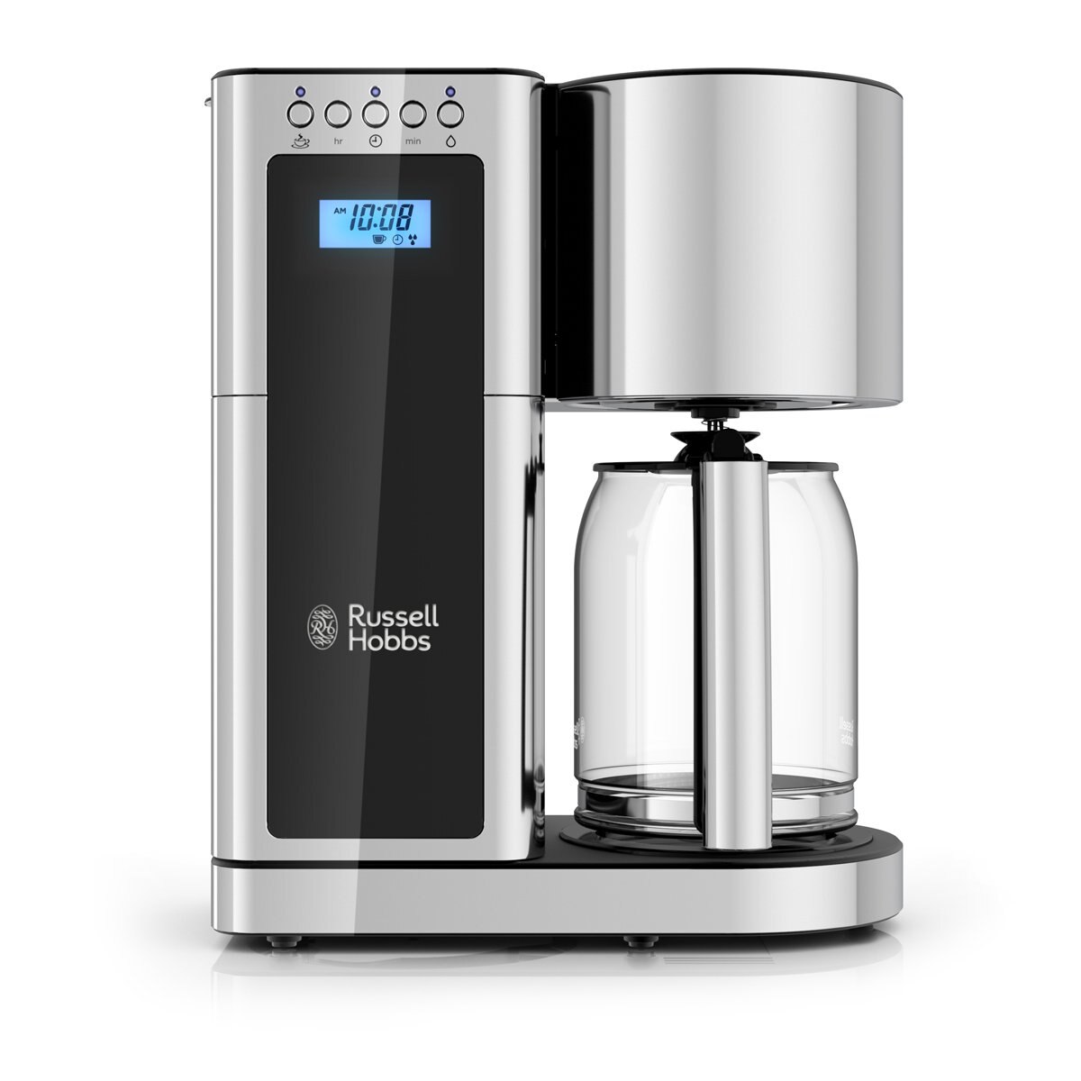 Cafetera de 8 Tazas Glass Accent Russell Hobbs