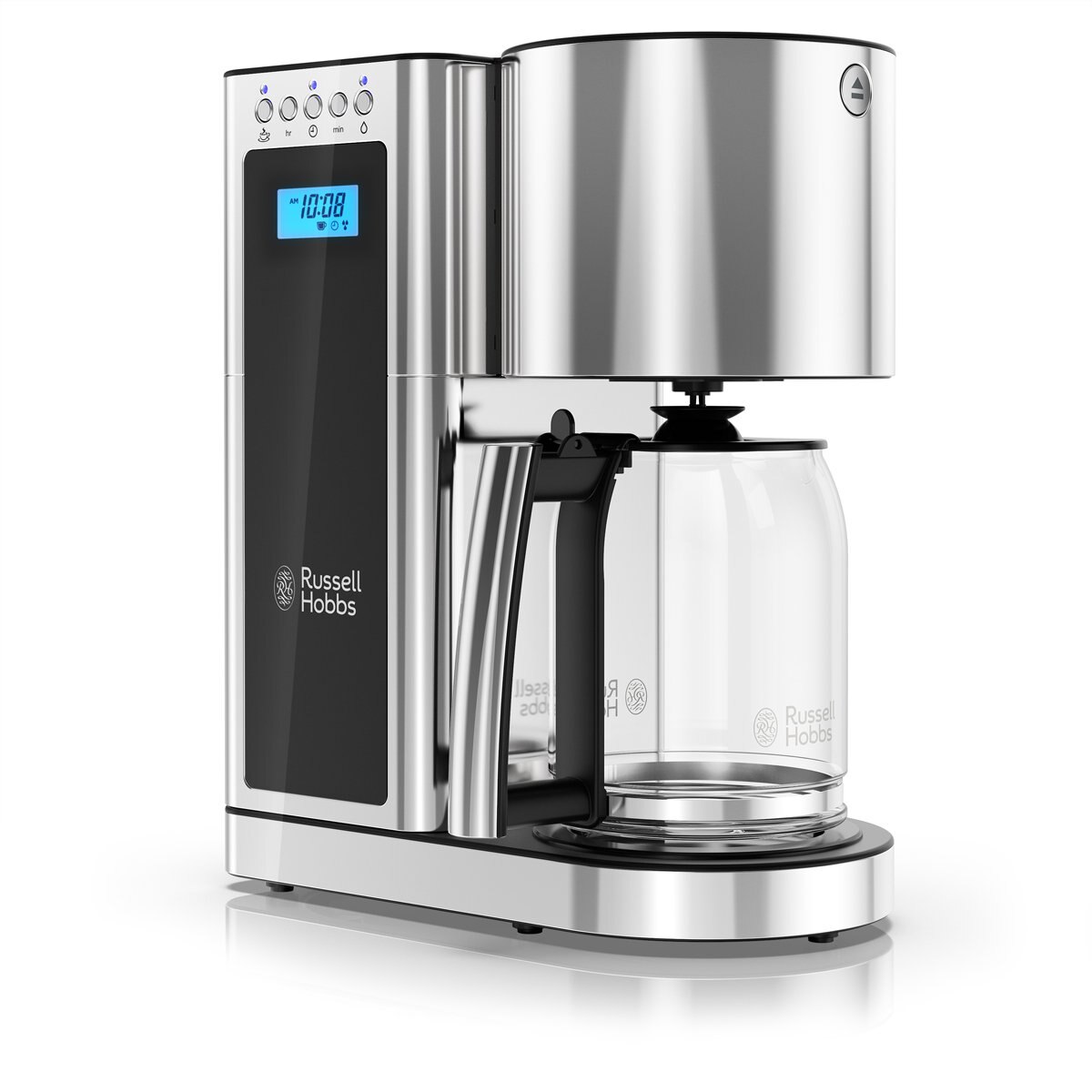 Cafetera de 8 Tazas Glass Accent Russell Hobbs