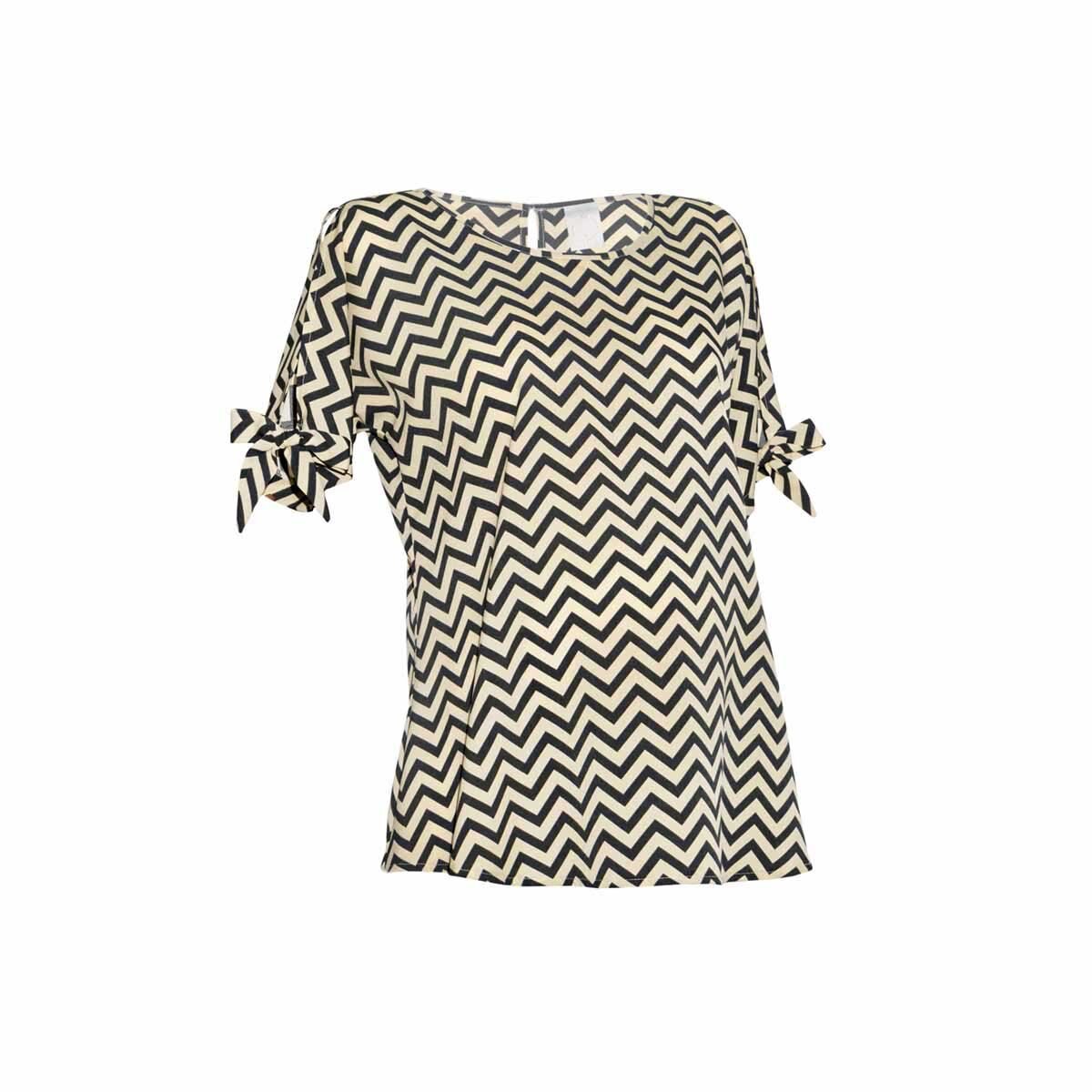 Blusa para Dama con Amarre Perlas Nine To Go
