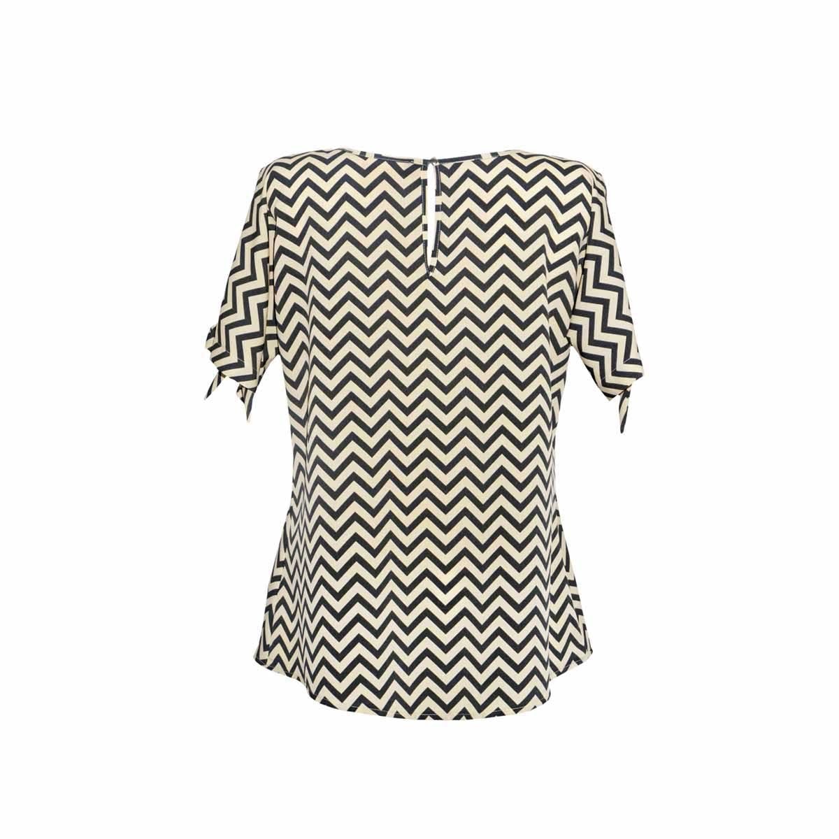 Blusa para Dama con Amarre Perlas Nine To Go