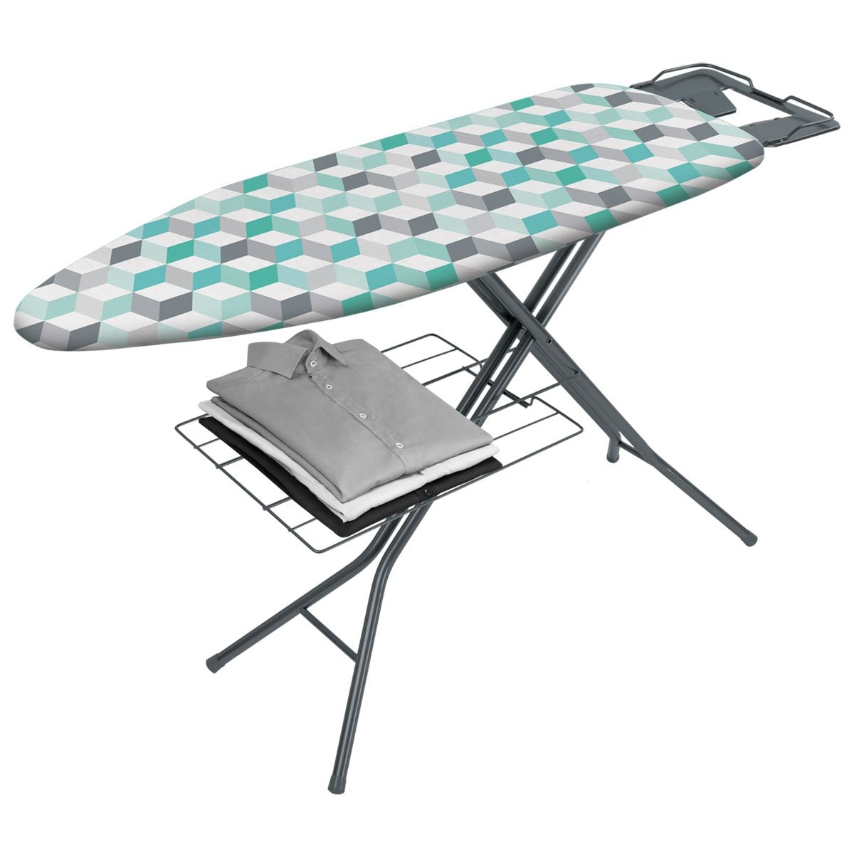 Burro Planchar Antares 114X38 Cubos Metaltex