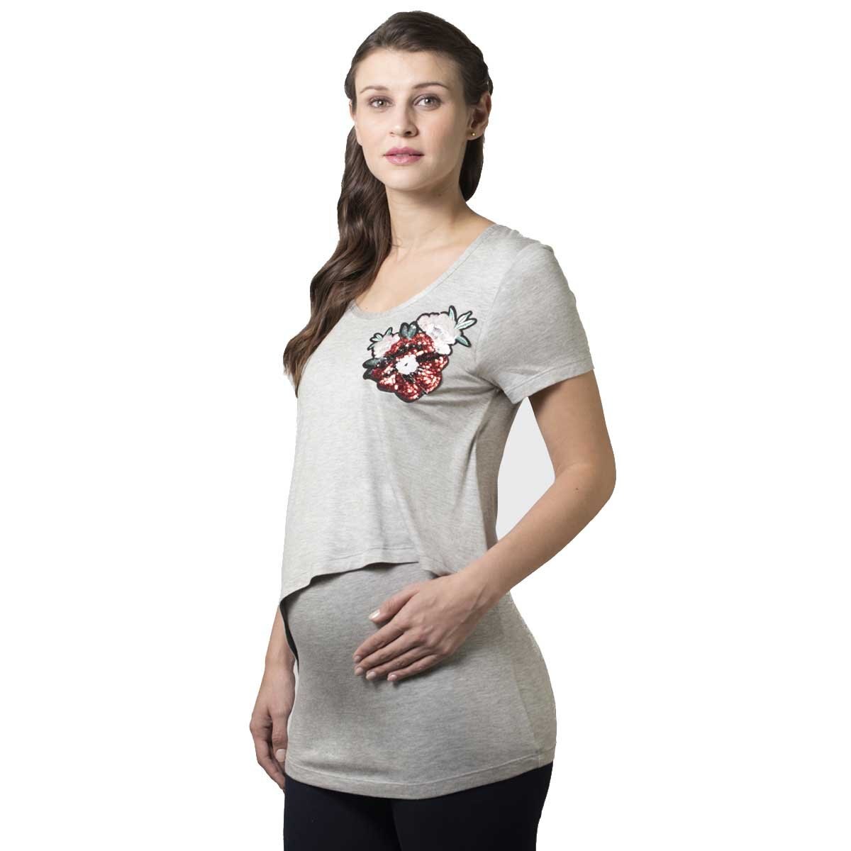 Blusa para Dama de Lactancia con Manga Corta 9 Months