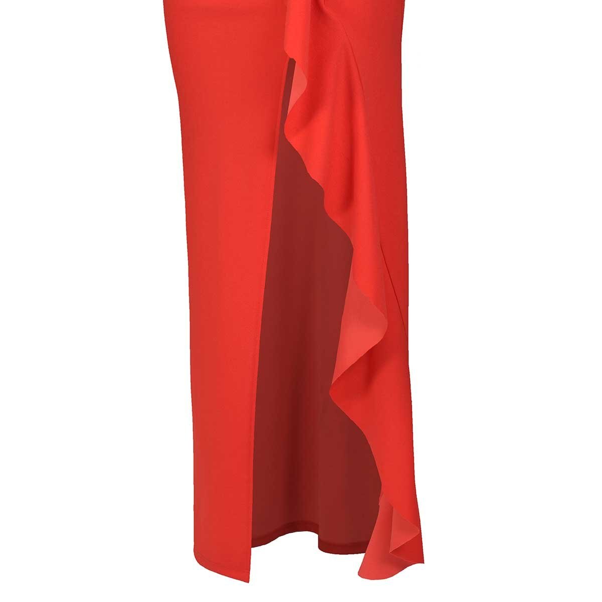 Vestido de Fiesta Largo con Olan Cruzado de Techno Philosophy Jr Nights