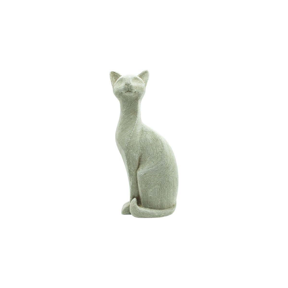 Gato Decorativo de Cerámica Color Gris Home Nature