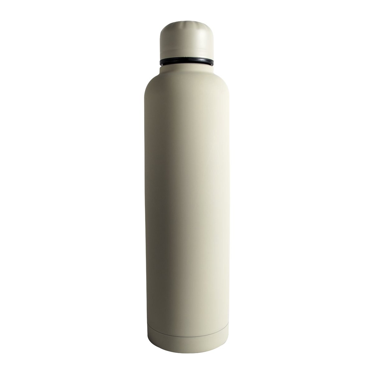 Home Nature Botella de Metal con Tapa Color Gris