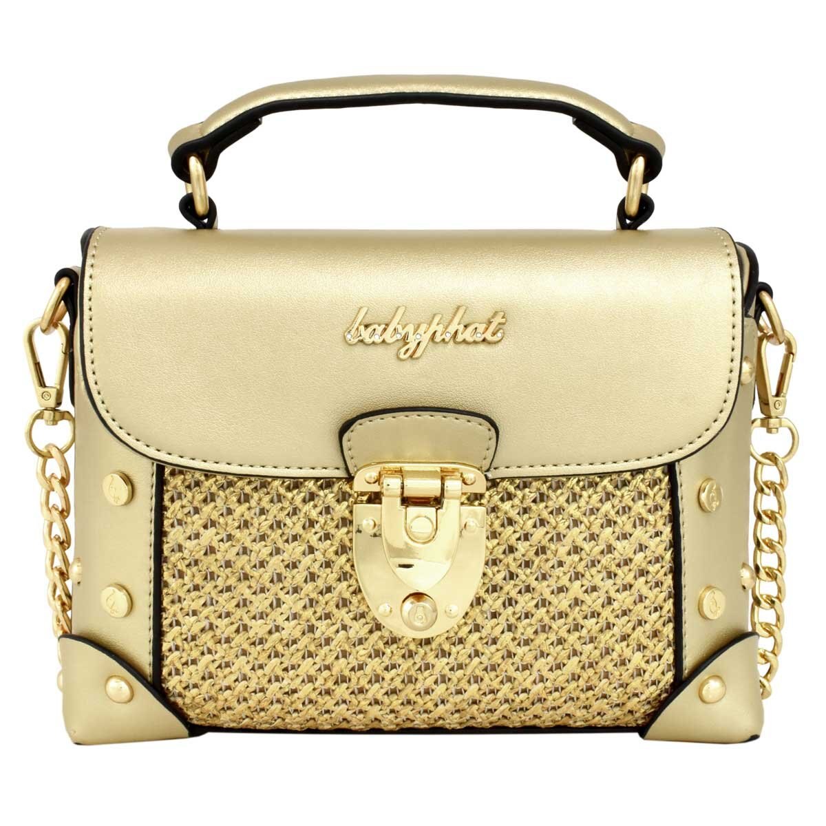Bolso Crossbody Dorada Baby Phat