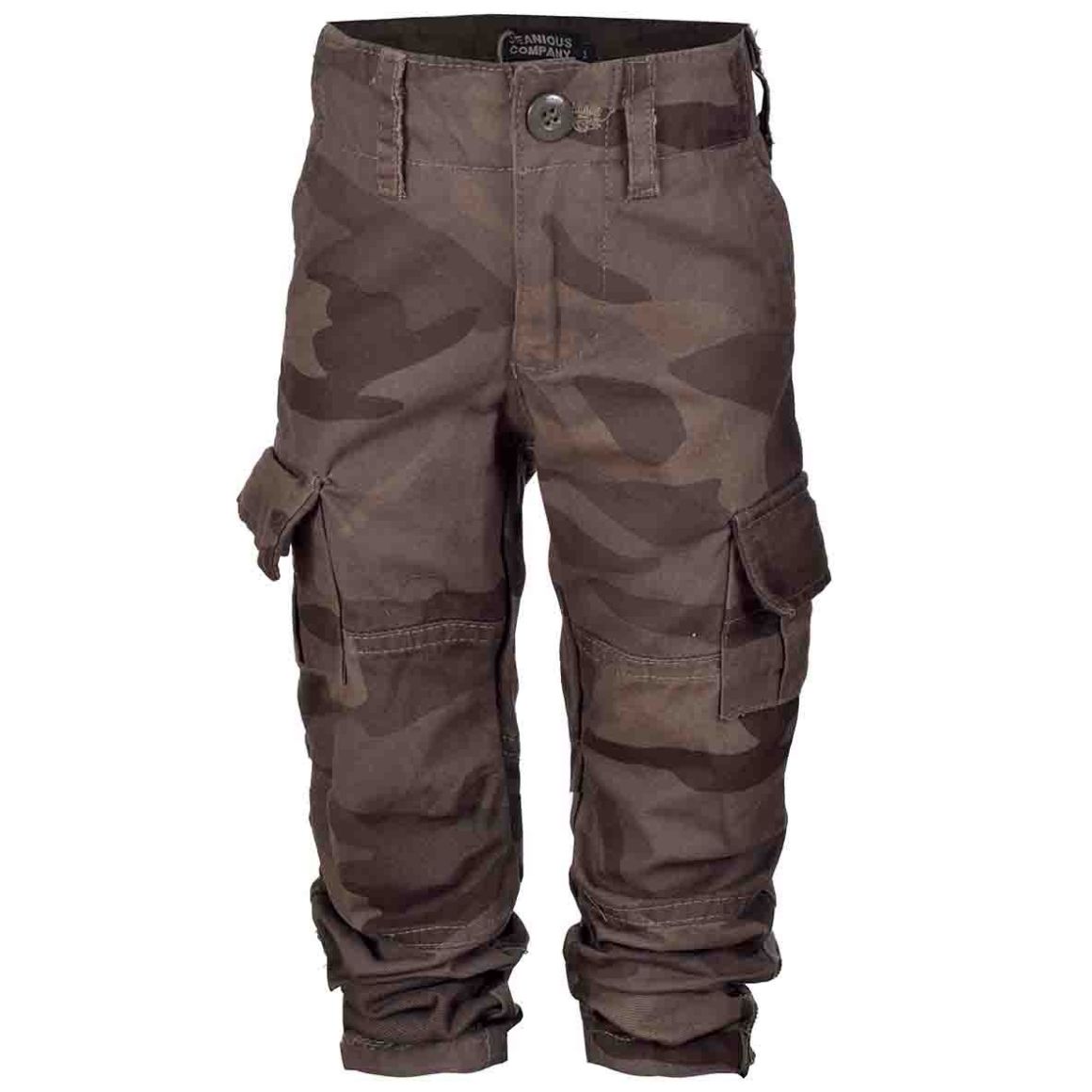 Pantalón Cargo Camuflaje Color Verde Combinado Jeanious para Bebé