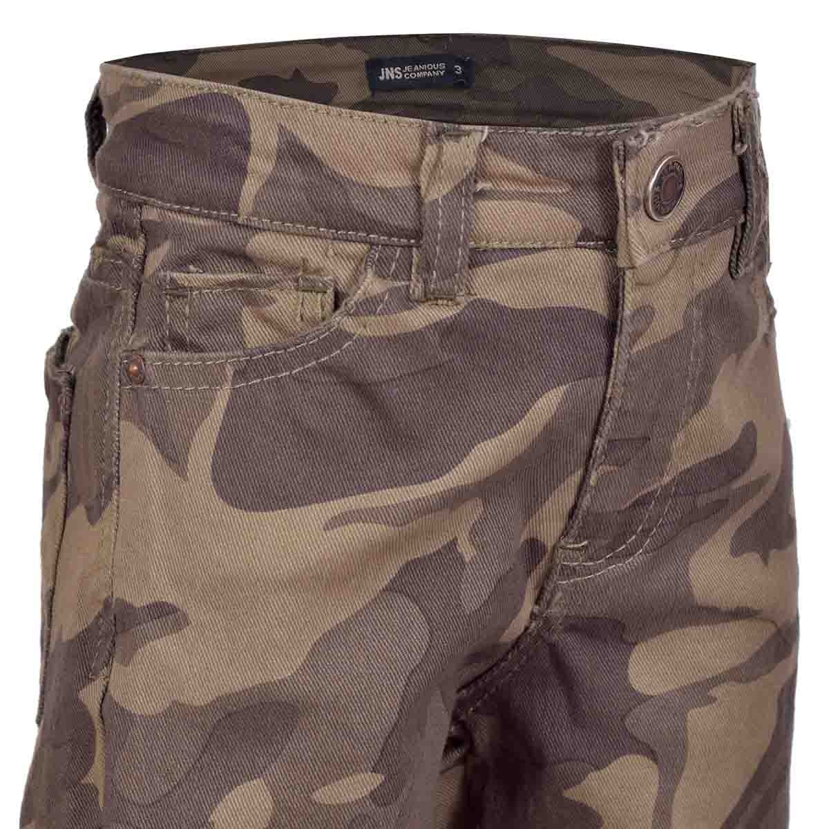 Pantalón Camuflaje Color Verde Combinado Jeanious para Bebé