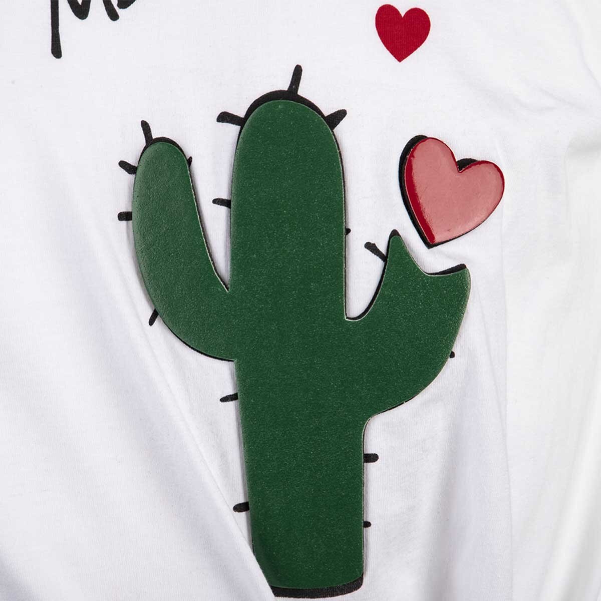 Playera para Dama Estampada Y Relieve Fukka Plus