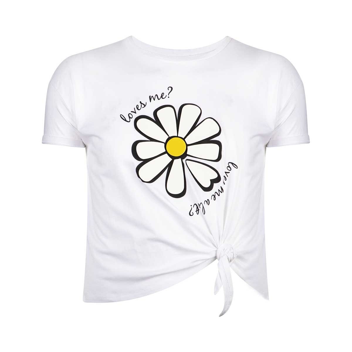 Playera para Dama Estampada con Amarre Fukka Plus