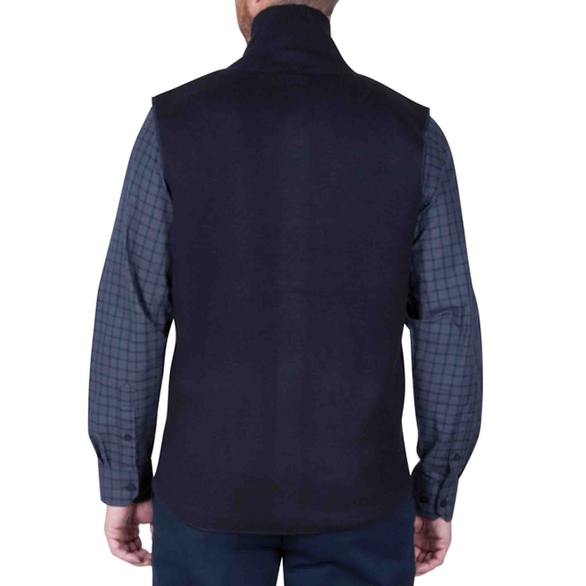 Chaleco de Punto con Botones y Bolsas Delanteras Haggar