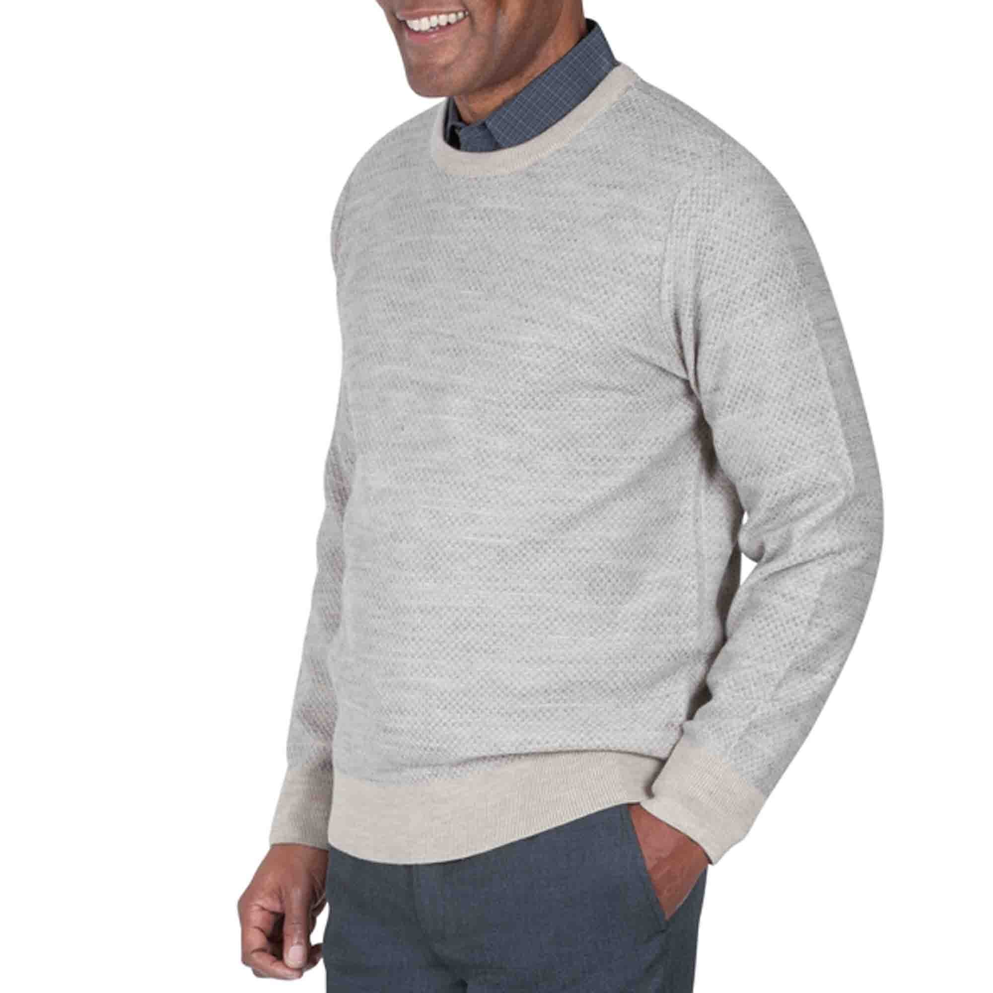 Suéter de Punto con Cuello Redondo Cerrado Haggar