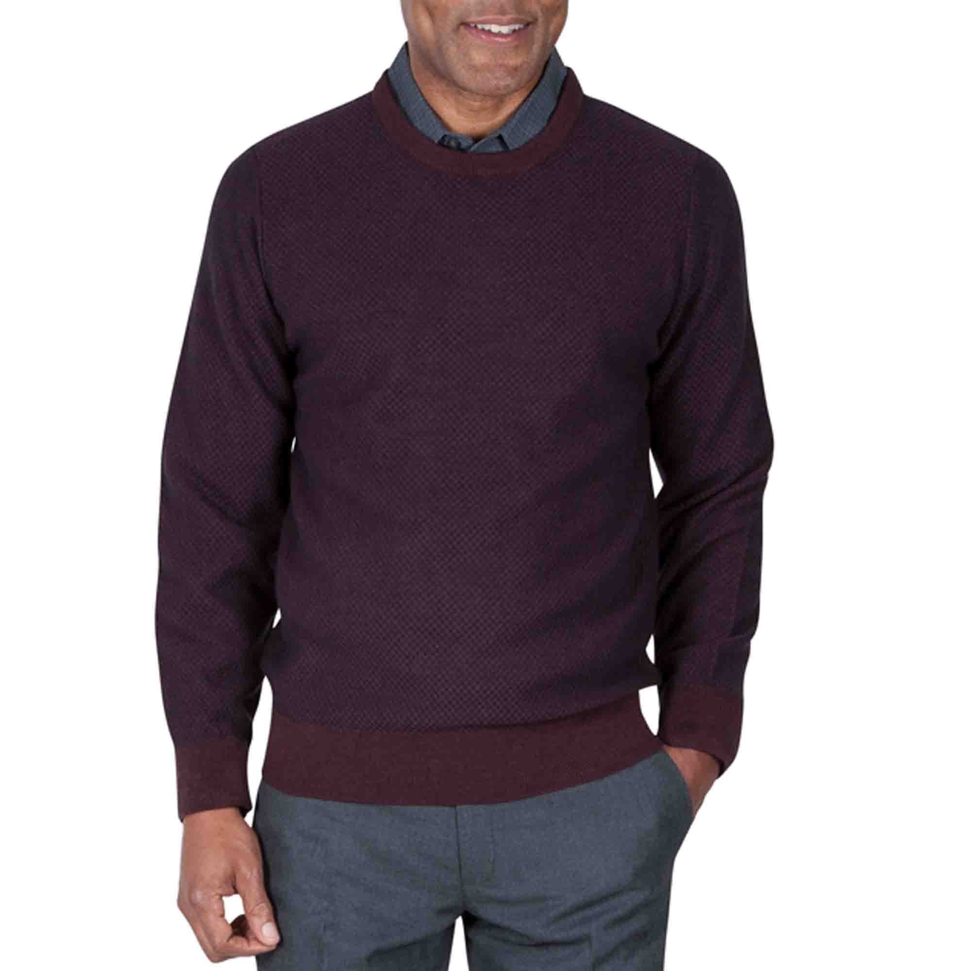 Suéter de Punto con Cuello Redondo Cerrado Haggar