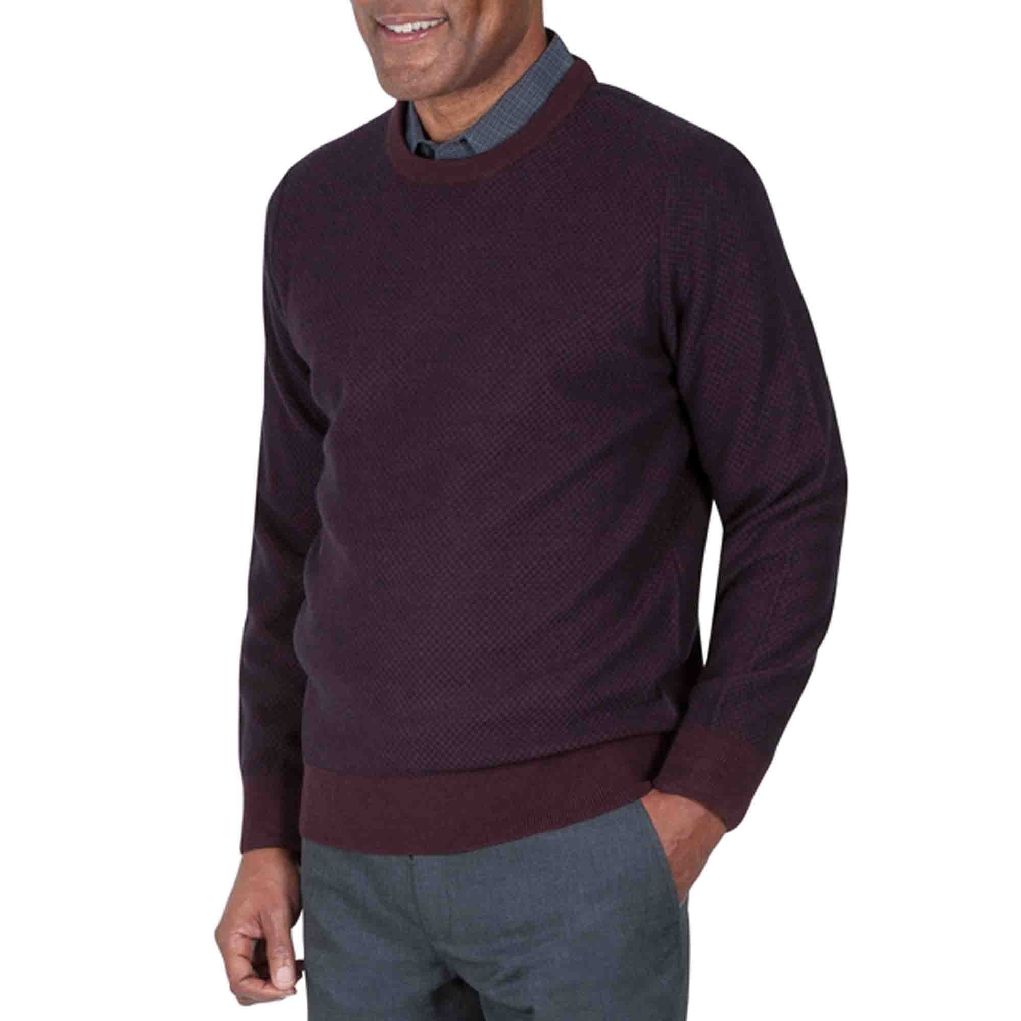 Suéter de Punto con Cuello Redondo Cerrado Haggar