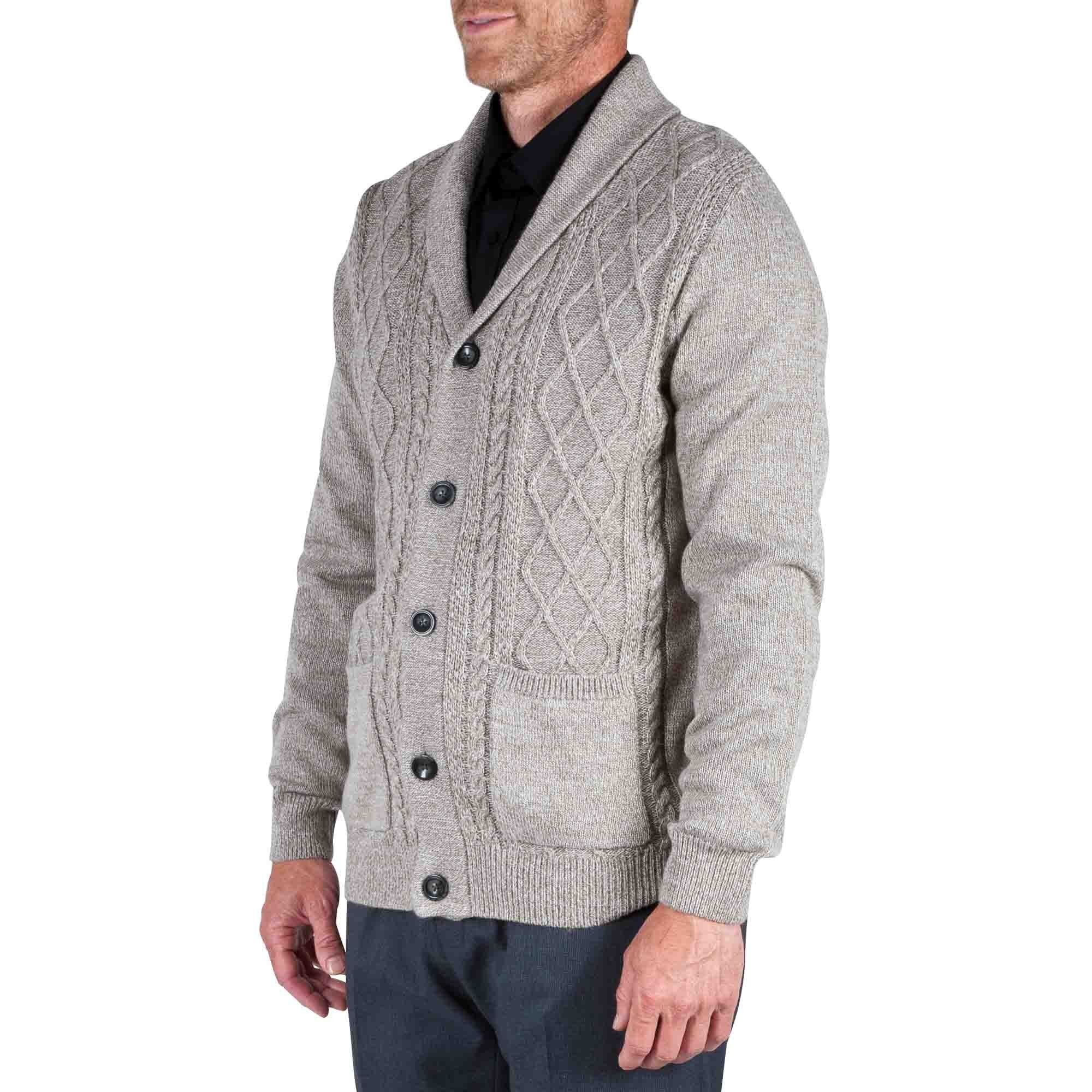 Cárdigan de Punto con Botones y Bolsas Frontales Haggar