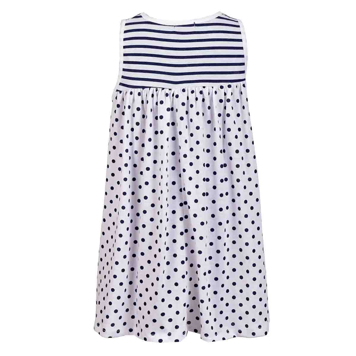 Vestido con Aplicación Color Azul Jeanious para Bebé