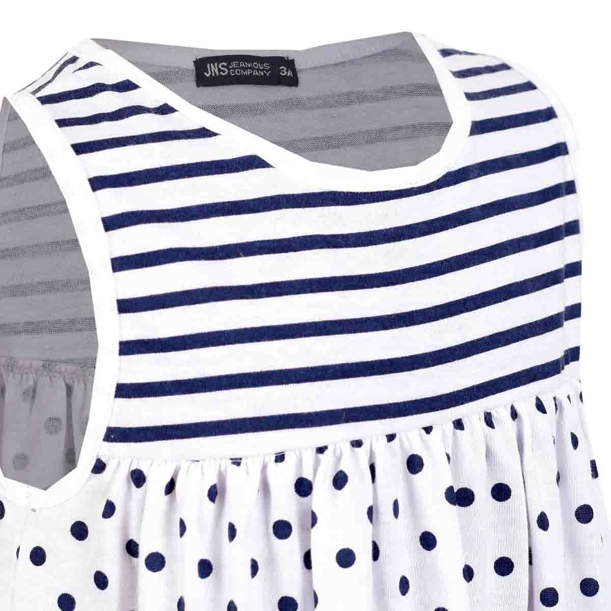 Vestido con Aplicación Color Azul Jeanious para Bebé