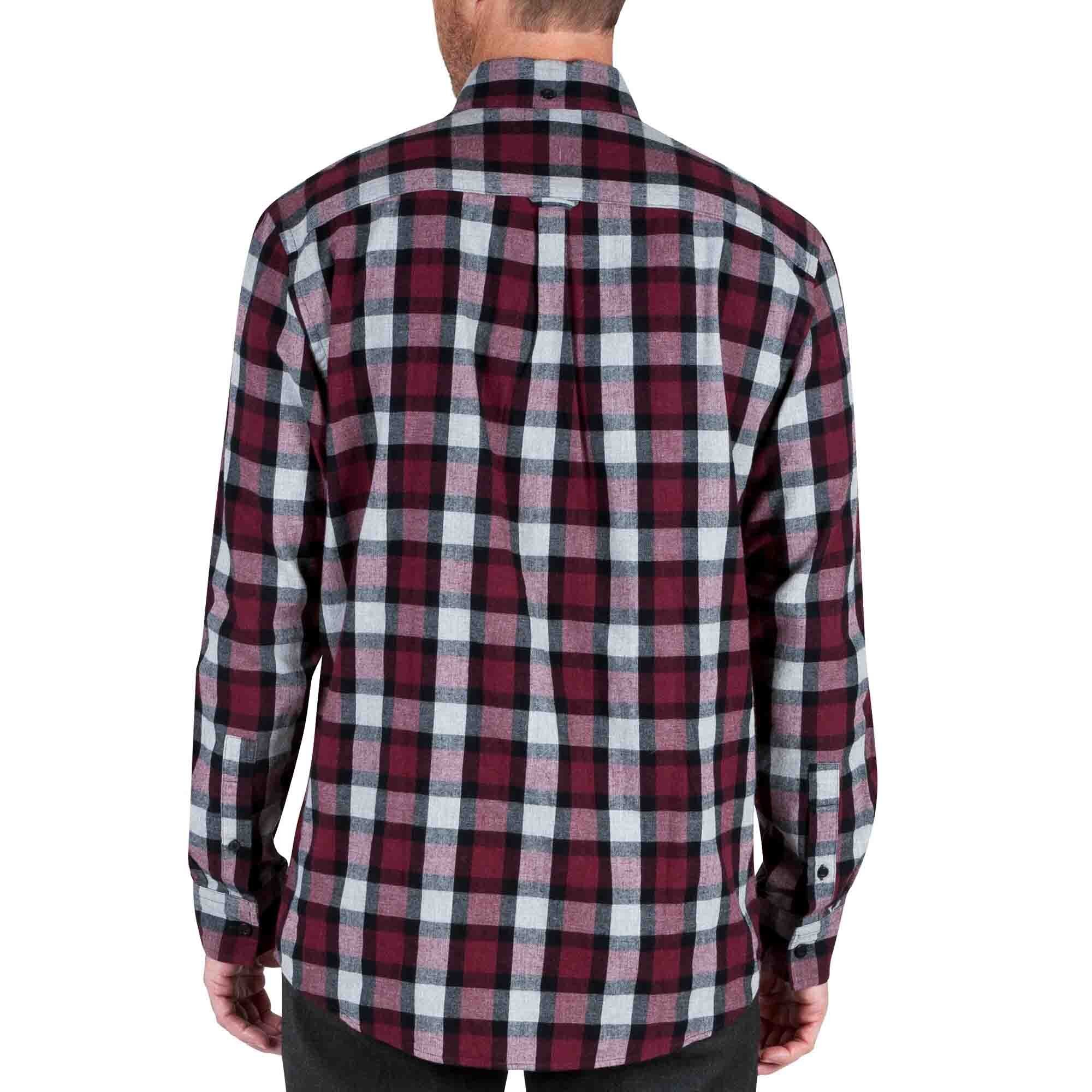 Camisa de Franela a Cuadros Stoned Washed Haggar