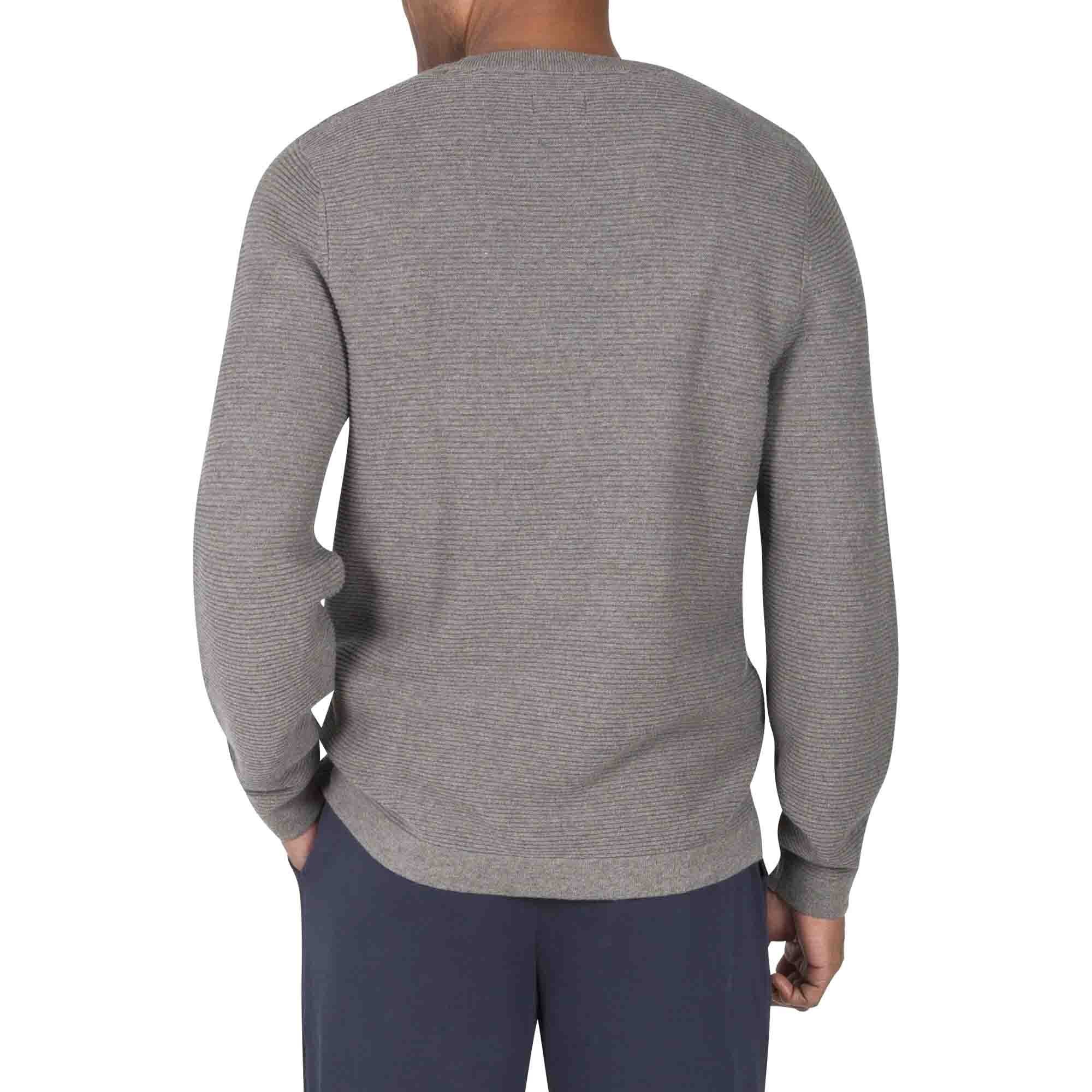 Suéter de Punto Patrón Horizontal Cuello Redondo Haggar