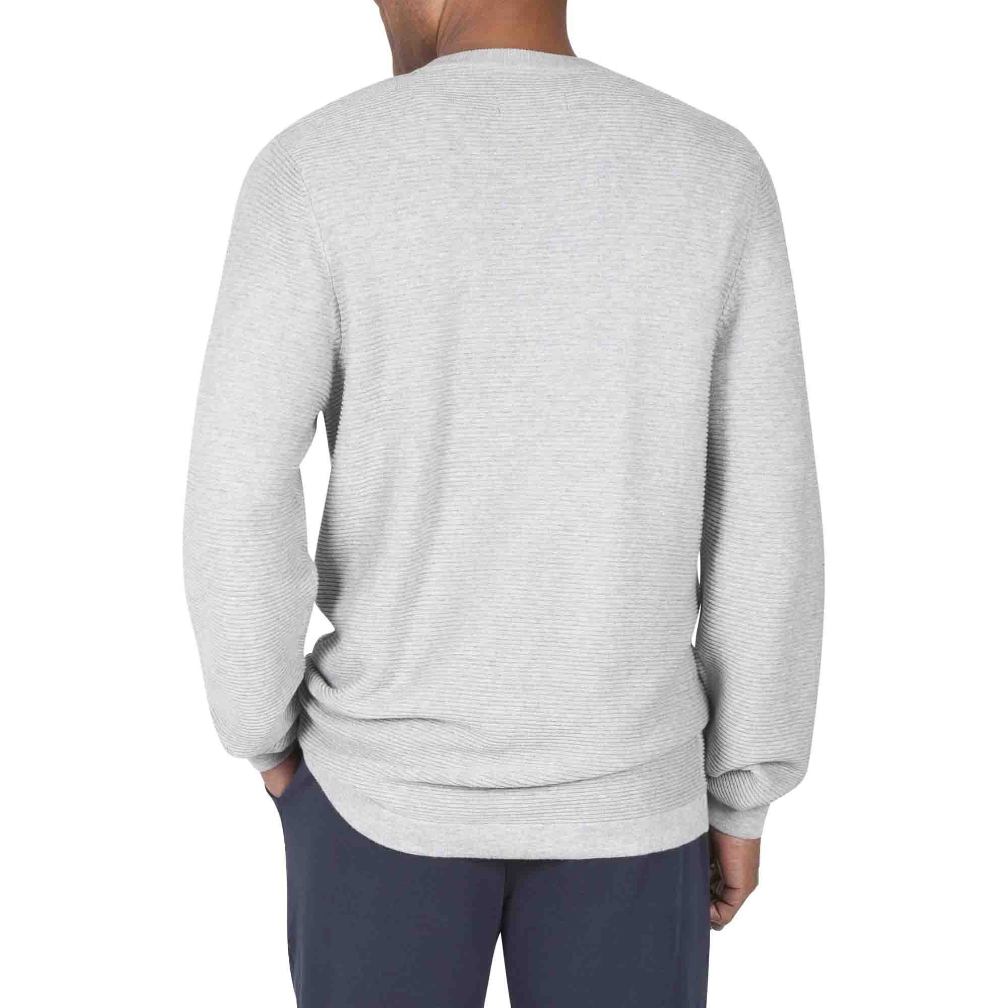 Suéter de Punto Patrón Horizontal Cuello Redondo Haggar