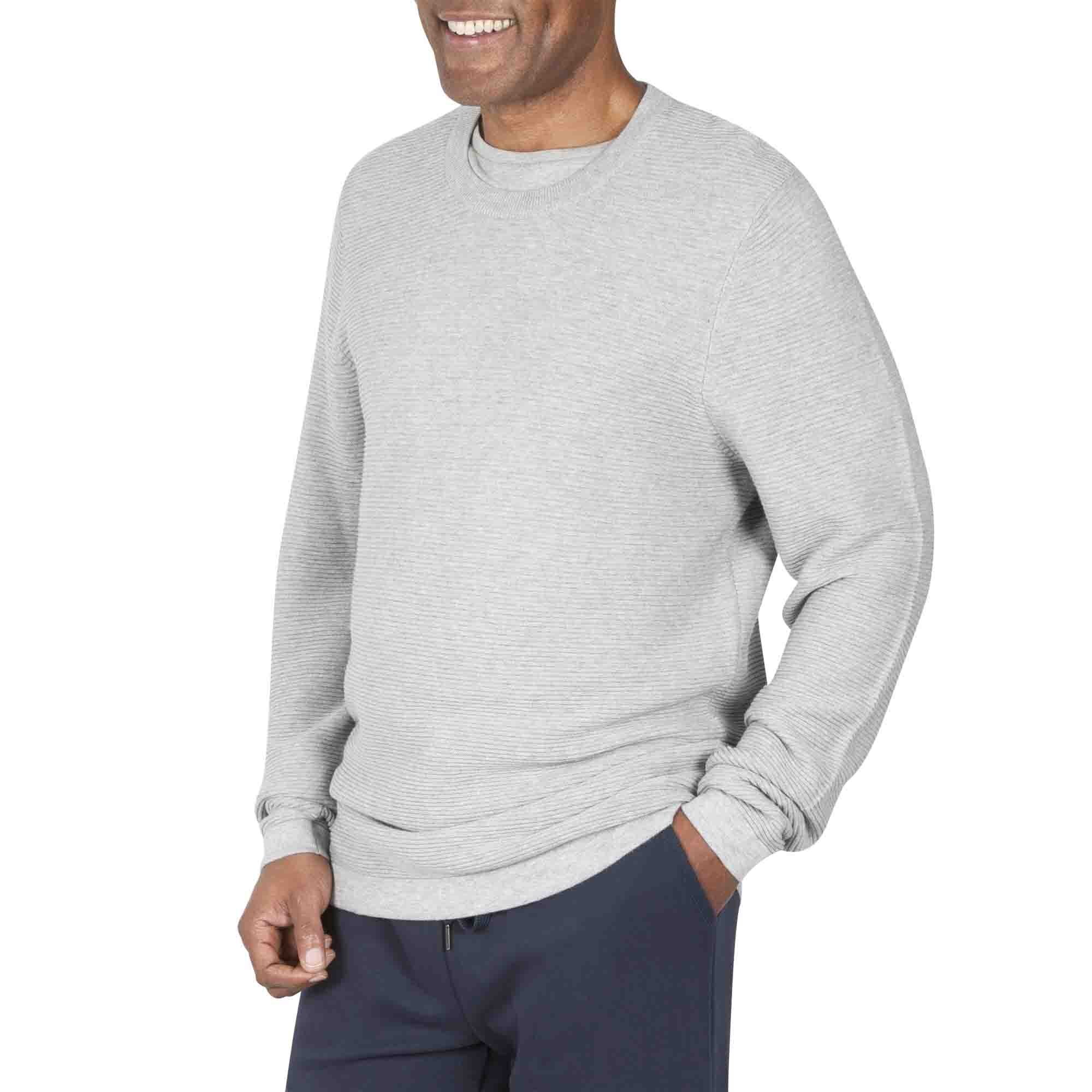 Suéter de Punto Patrón Horizontal Cuello Redondo Haggar