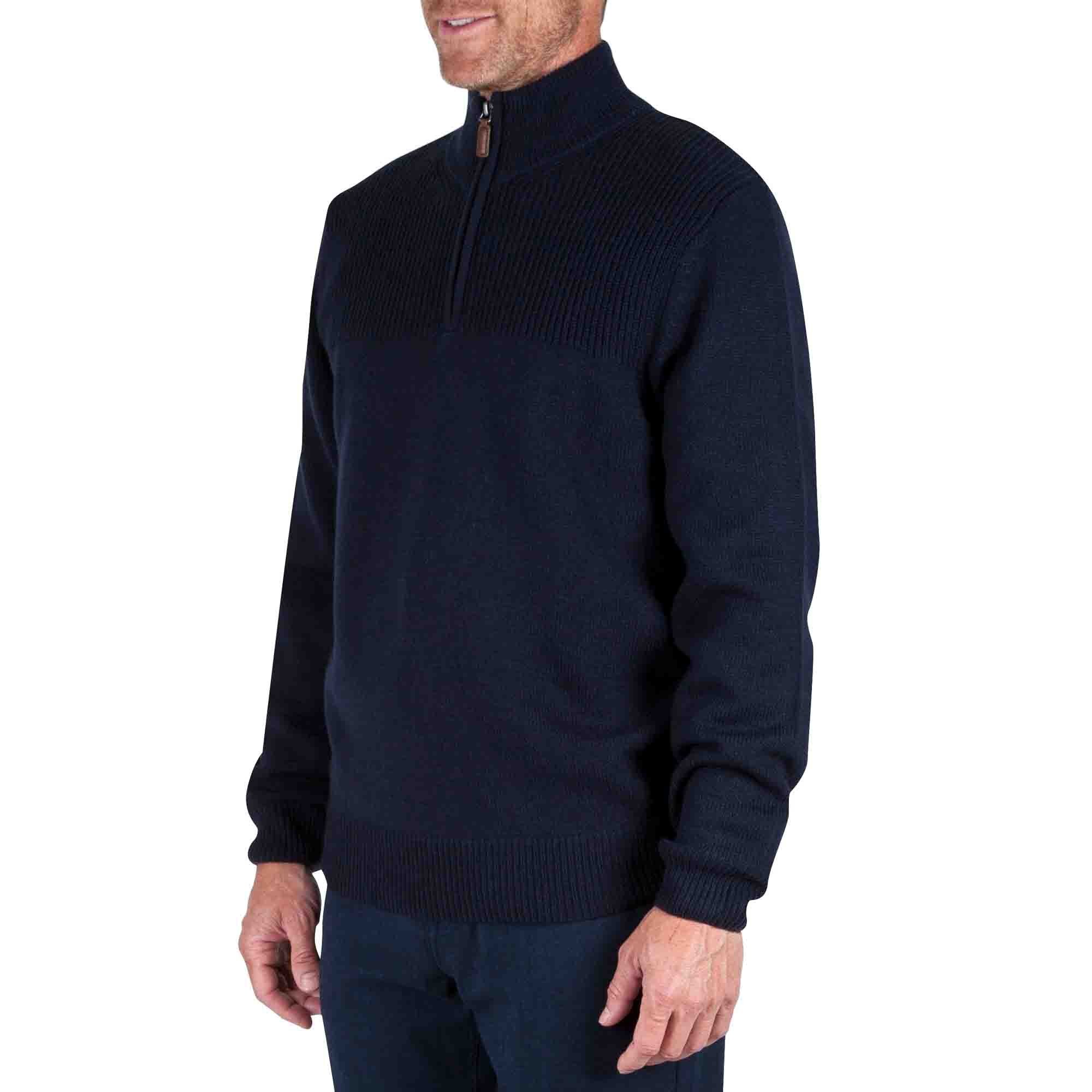 Suéter de Punto Cuello Alto con Cremallera Haggar