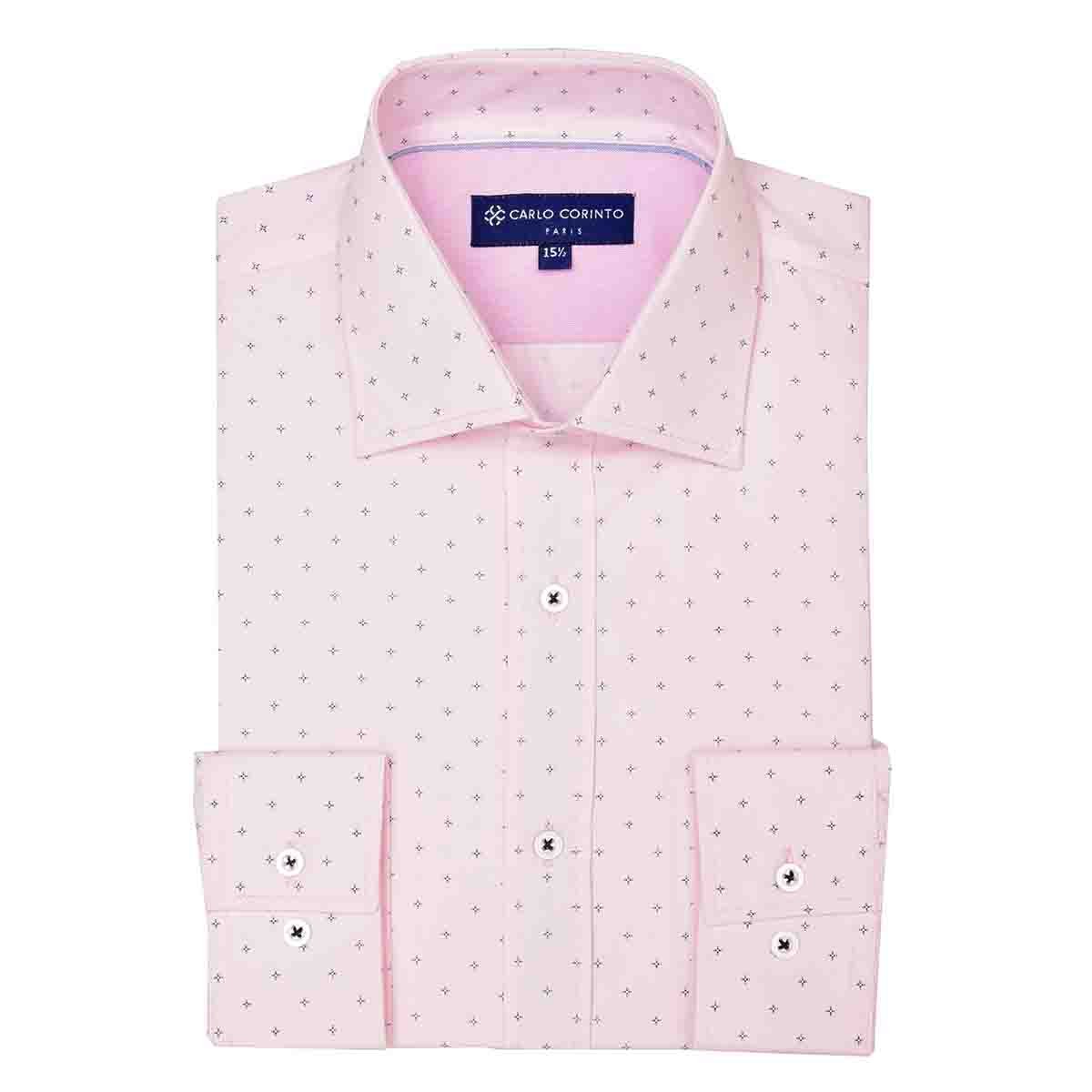 Camisa Manga Larga Regular Fit Carlo Corinto