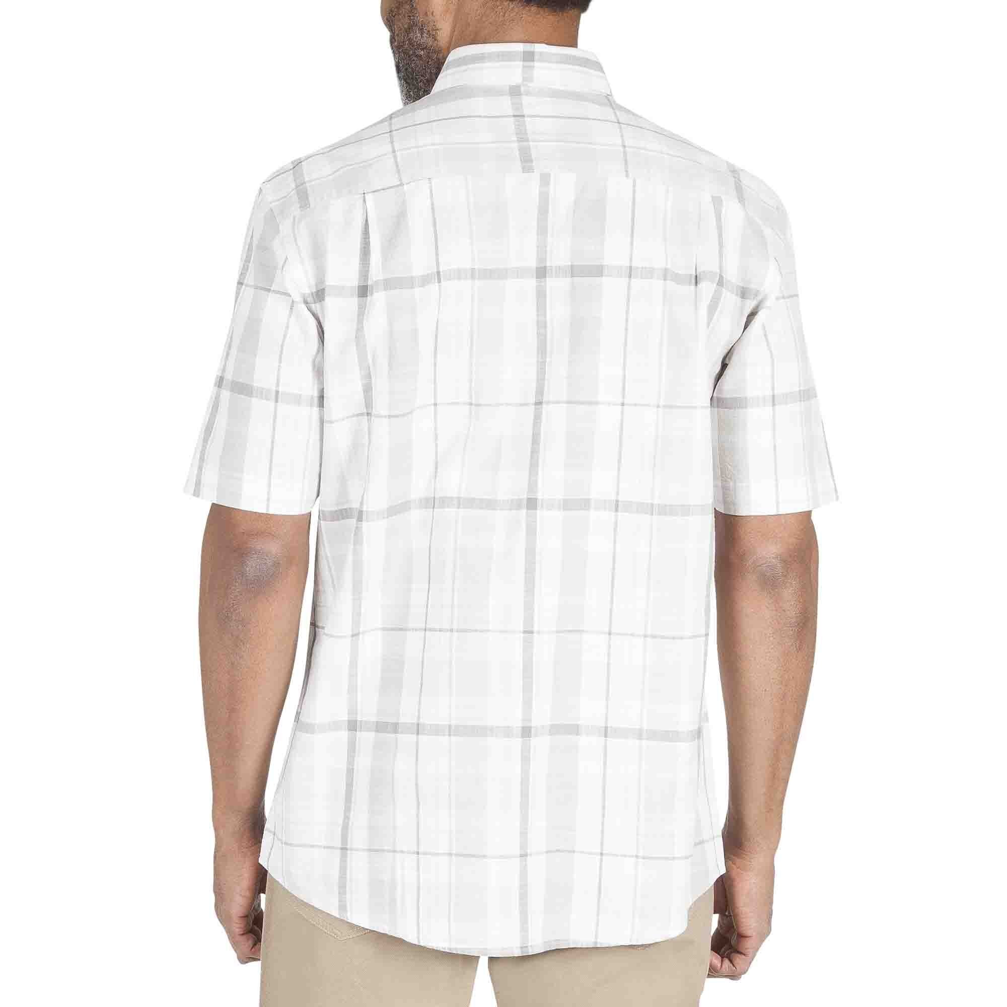 Camisa Manga Corta Color Crema Haggar para Caballero