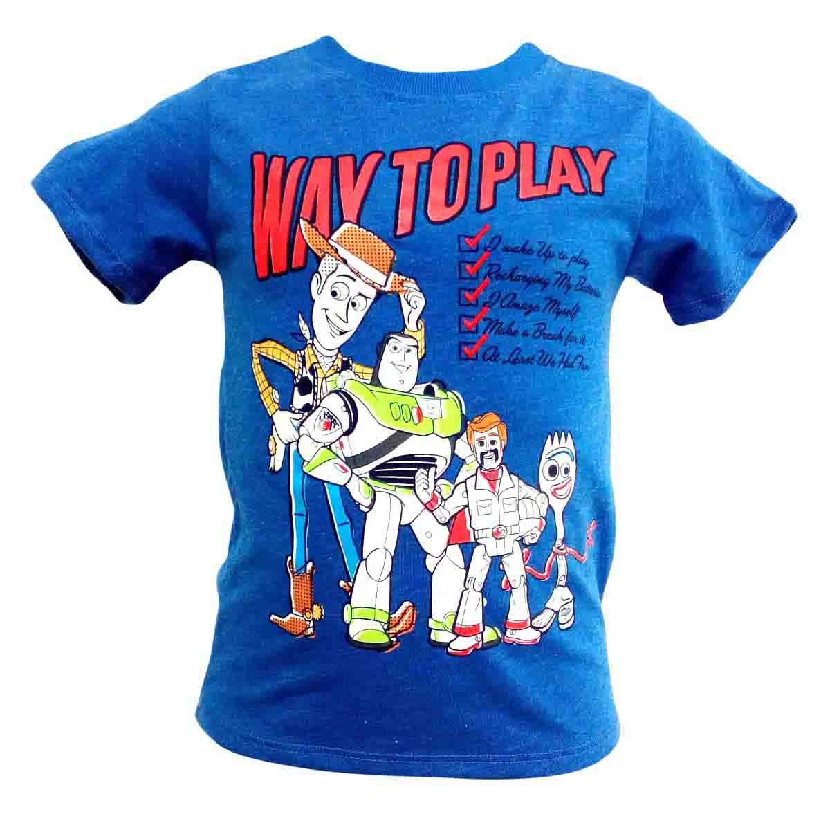 Playera Estampada Color Azul Toy Story para Niño