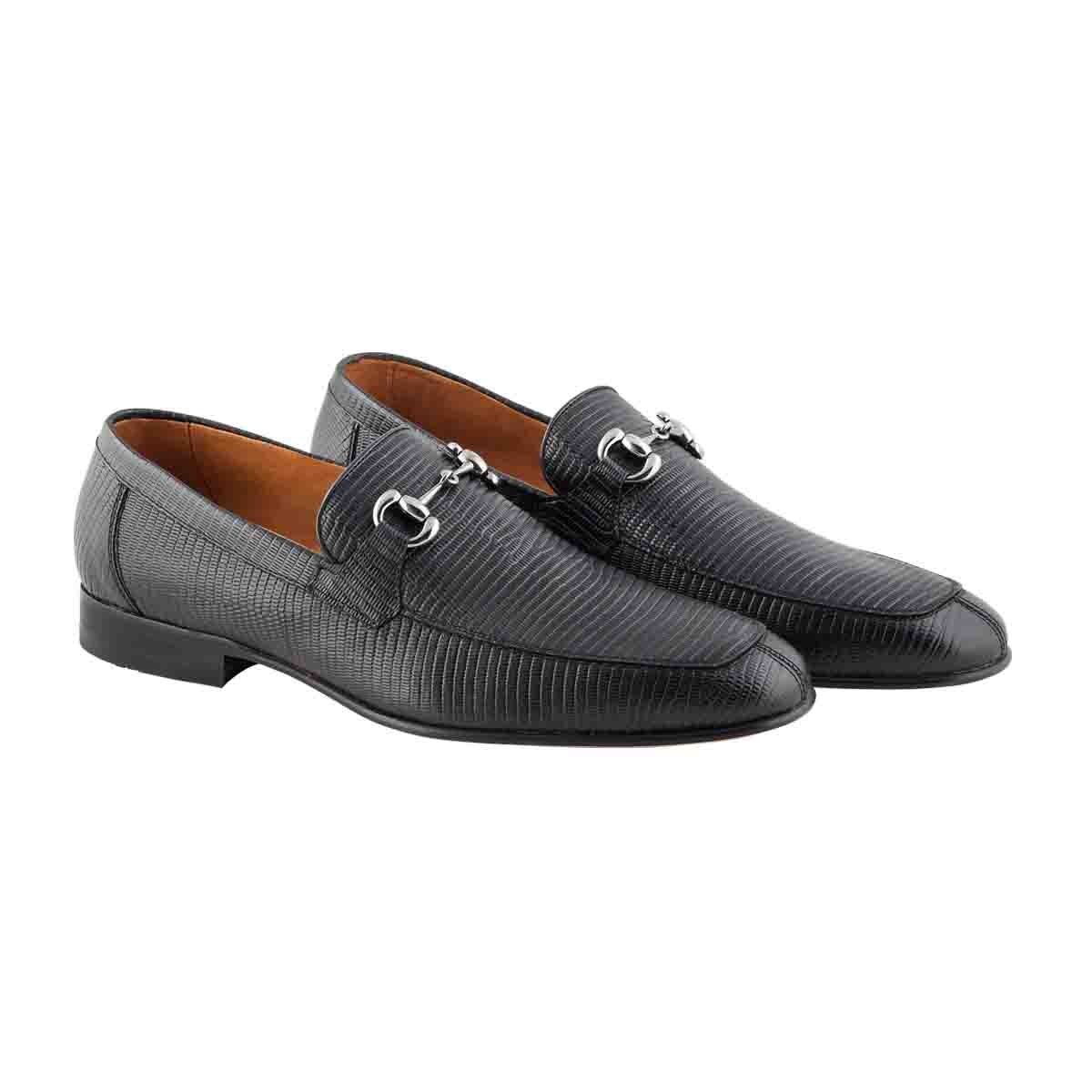 Mocasín Color Negro Duque Di Galliano