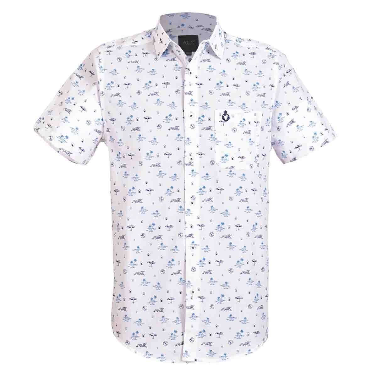 Camisa Manga Corta Estampada Alx