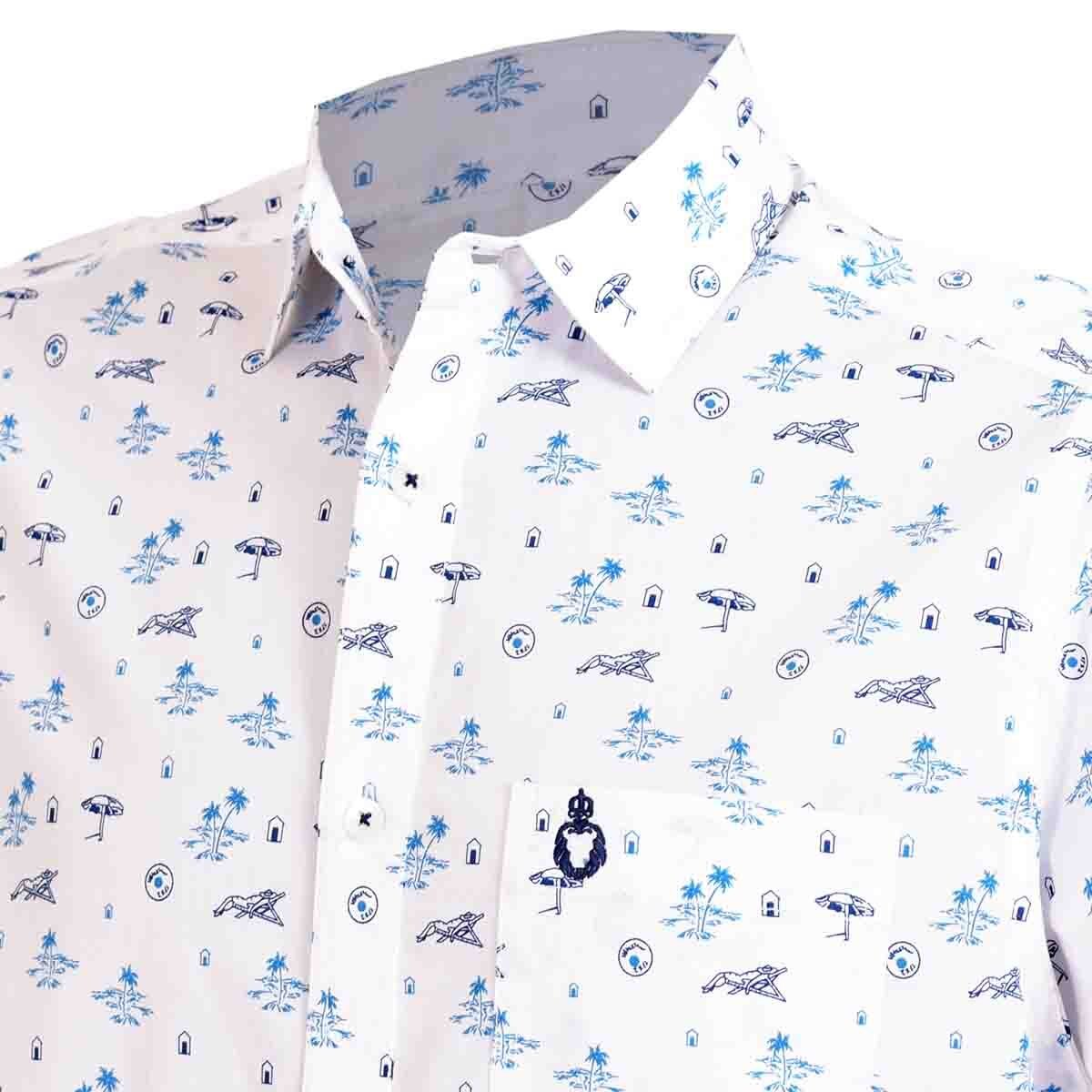 Camisa Manga Corta Estampada Alx