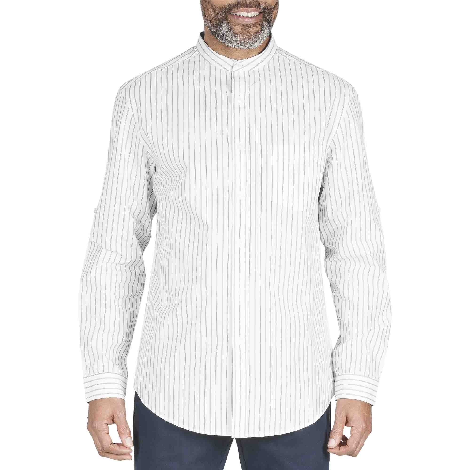 Camisa Manga Larga Color Crema Haggar para Caballero