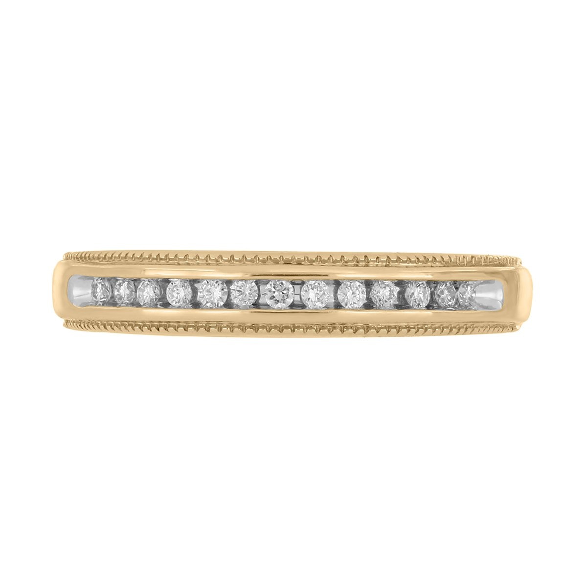 Anillo 14K Y Diamante Romanza