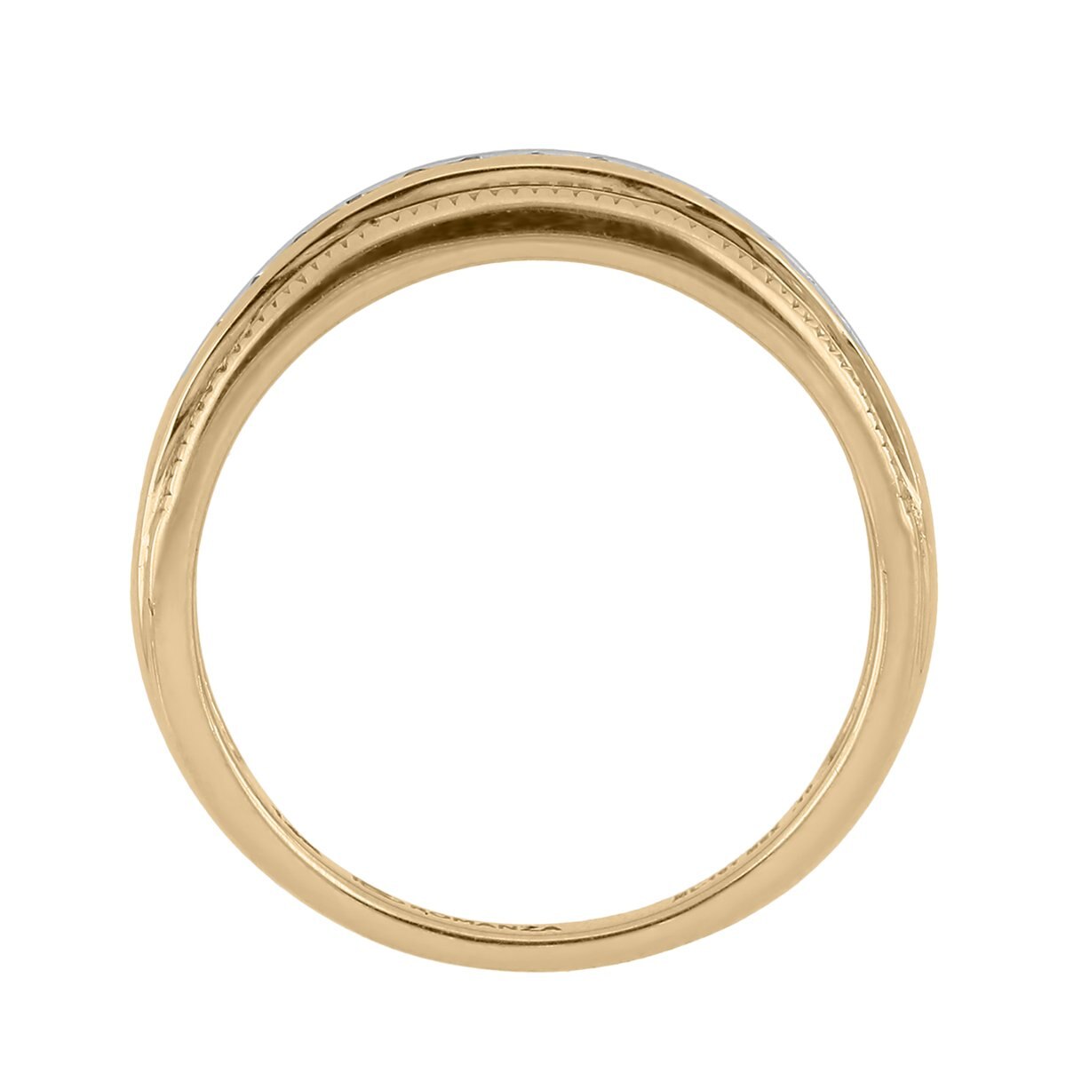 Anillo 14K Y Diamante Romanza