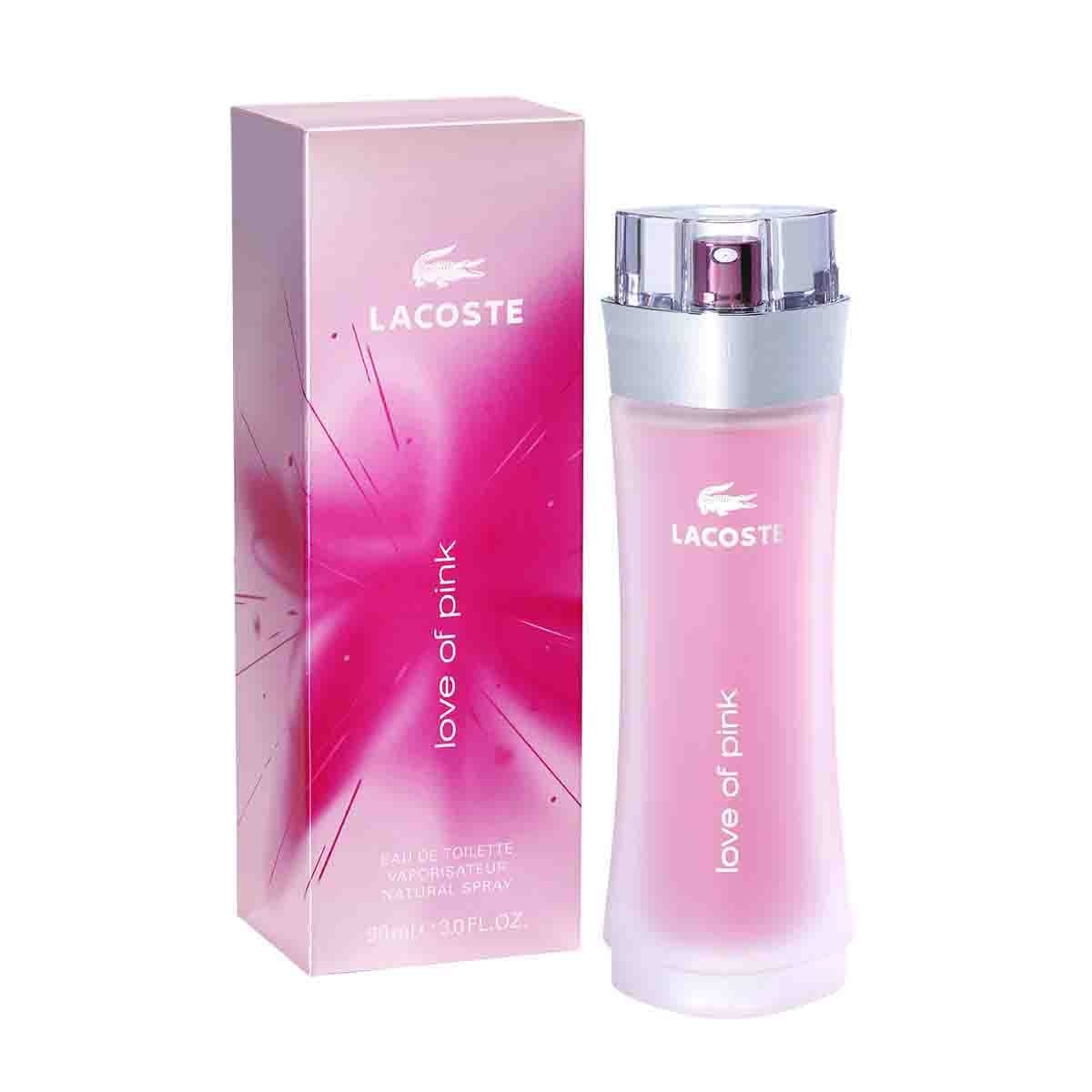 dama lacoste love of pink edt 90 ml 