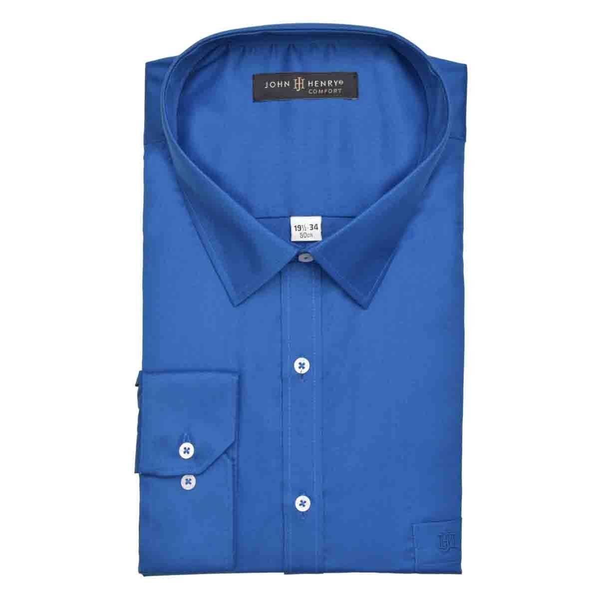 Camisa Semilisa Manga Larga John Henry