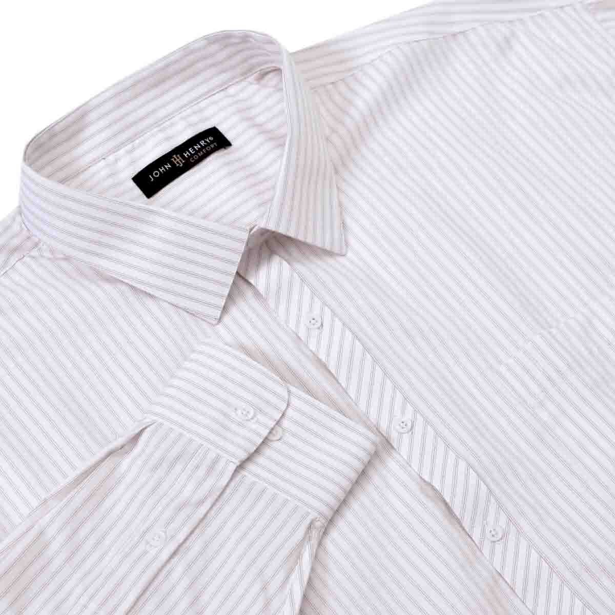 Camisa a Rayas Manga Larga John Henry
