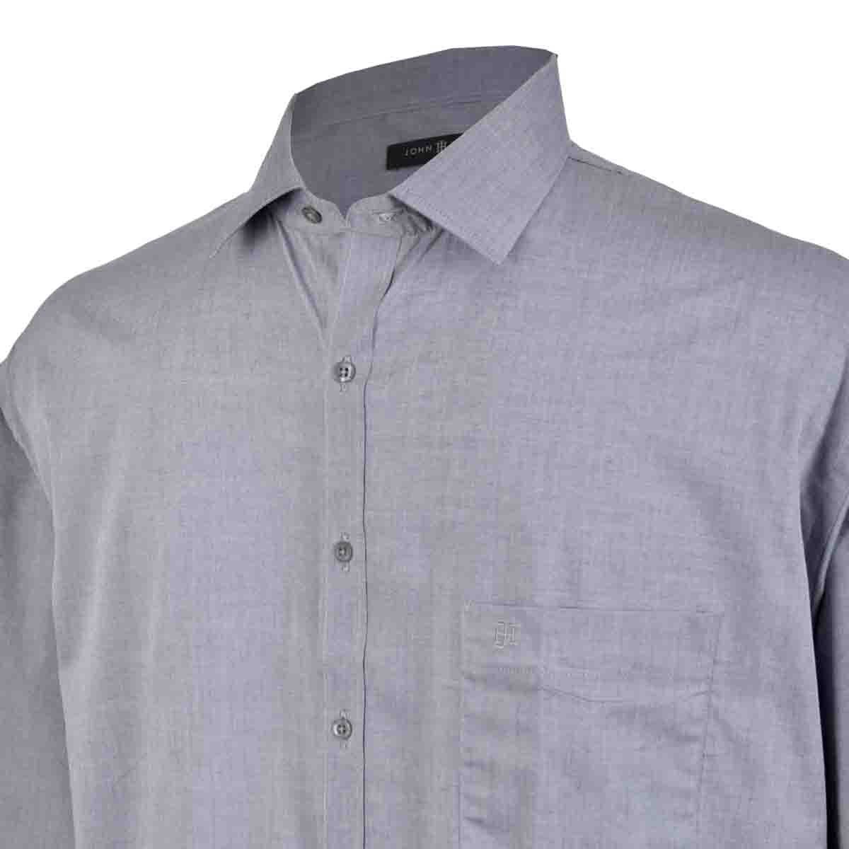 Camisa Manga Larga Semilisa John Henry