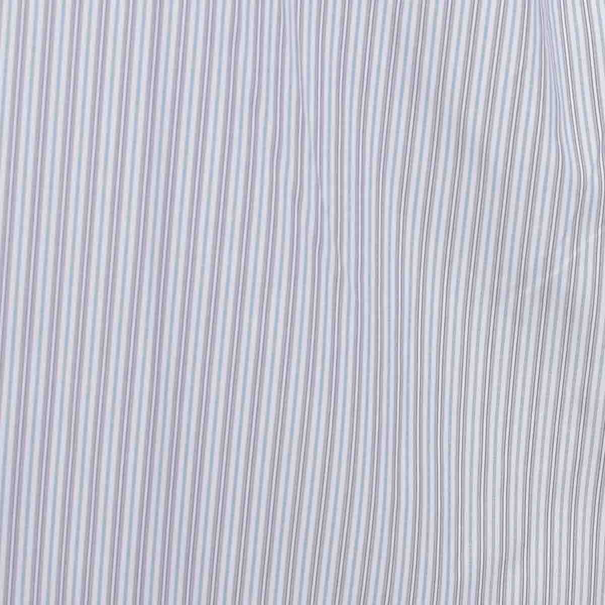 Camisa Manga Larga Rayas Gris John Henry