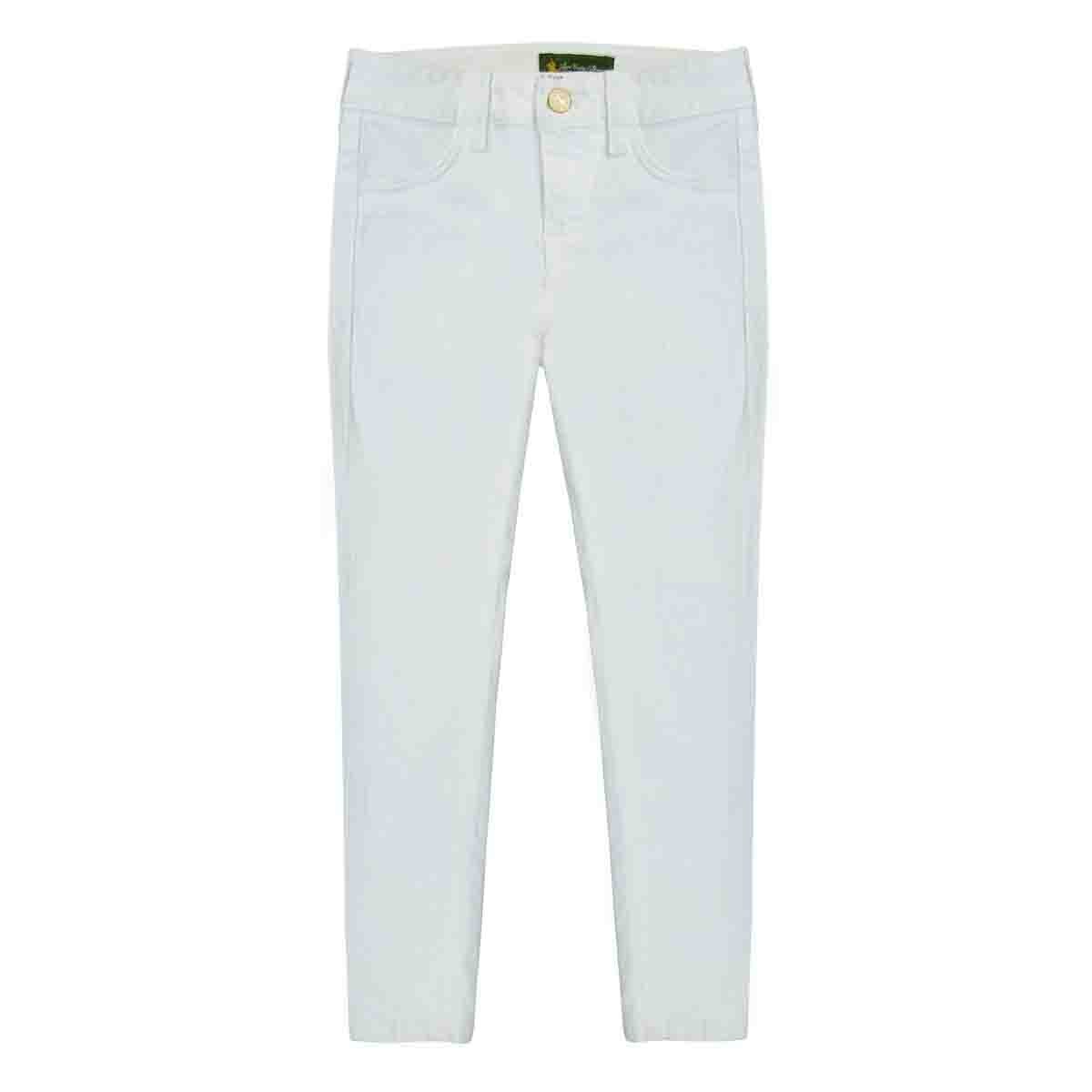 Jeans Color Blanco Royal Polo Club para Niña