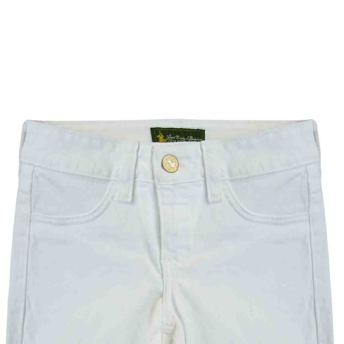 Jeans Color Blanco Royal Polo Club para Niña