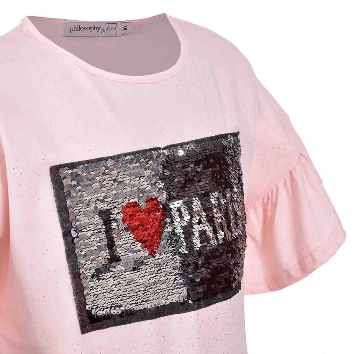 Blusa Color Rosa Philosophy Girls para Niña
