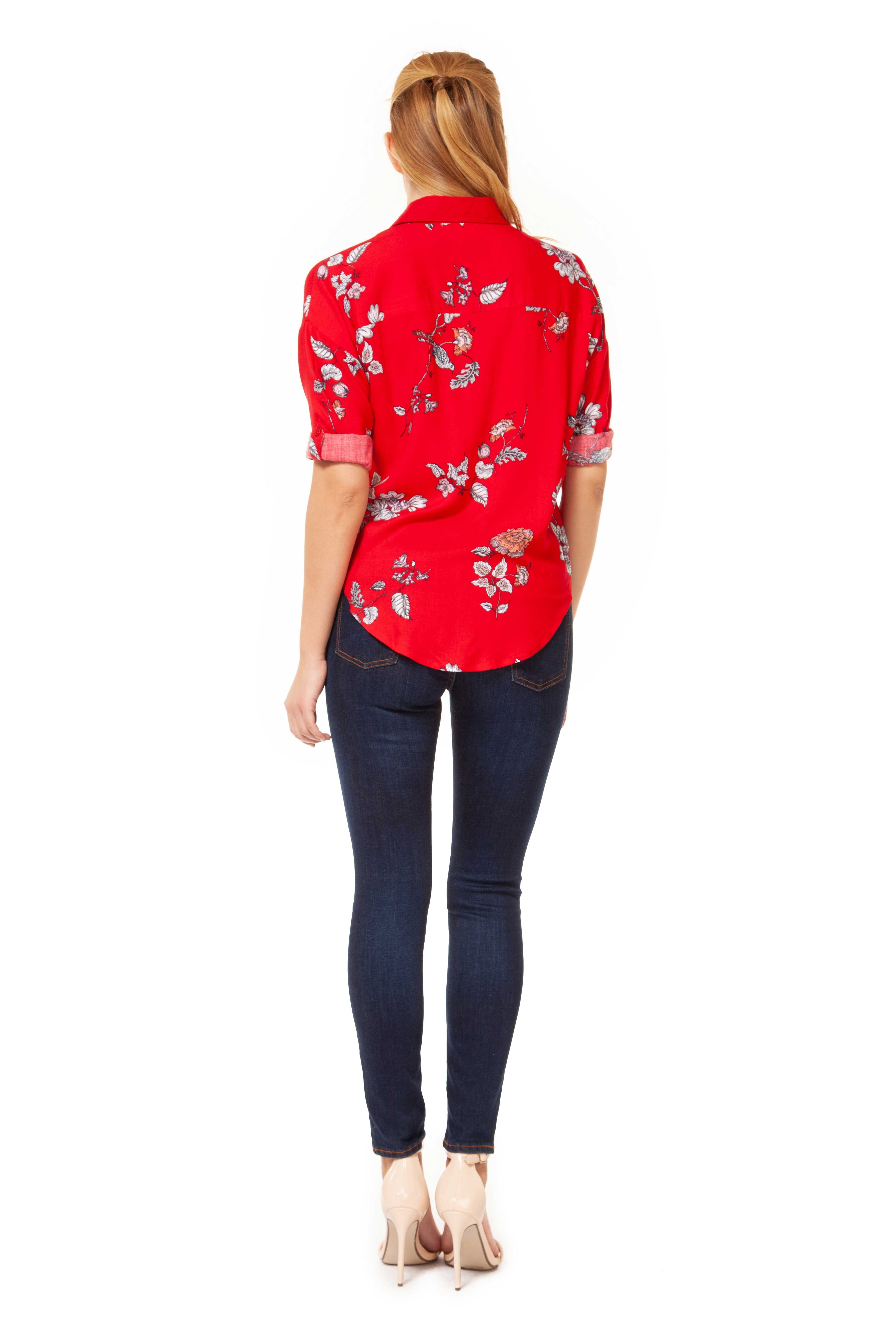 Blusa Camisera Estampada Black Tape